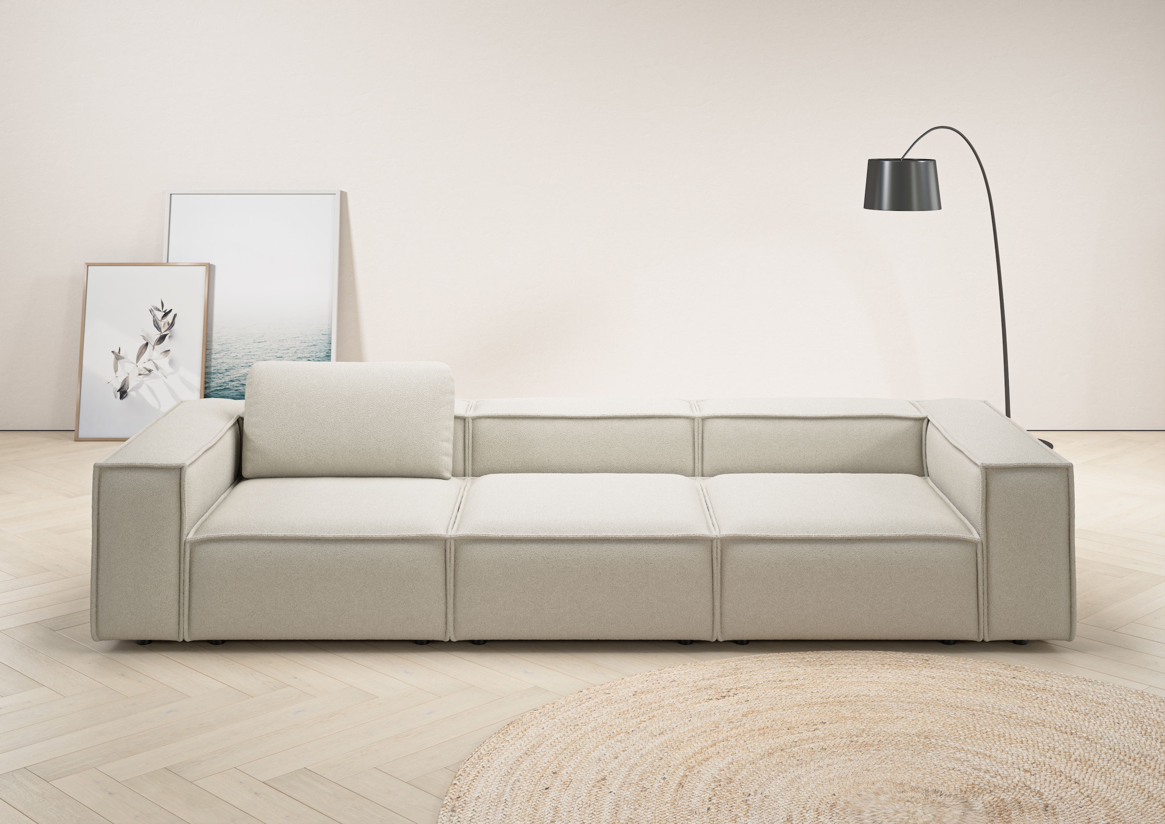 Home affaire 3,5-Sitzer »Watertown, modernes Big-Sofa XXL, 336 cm Breite, a günstig online kaufen