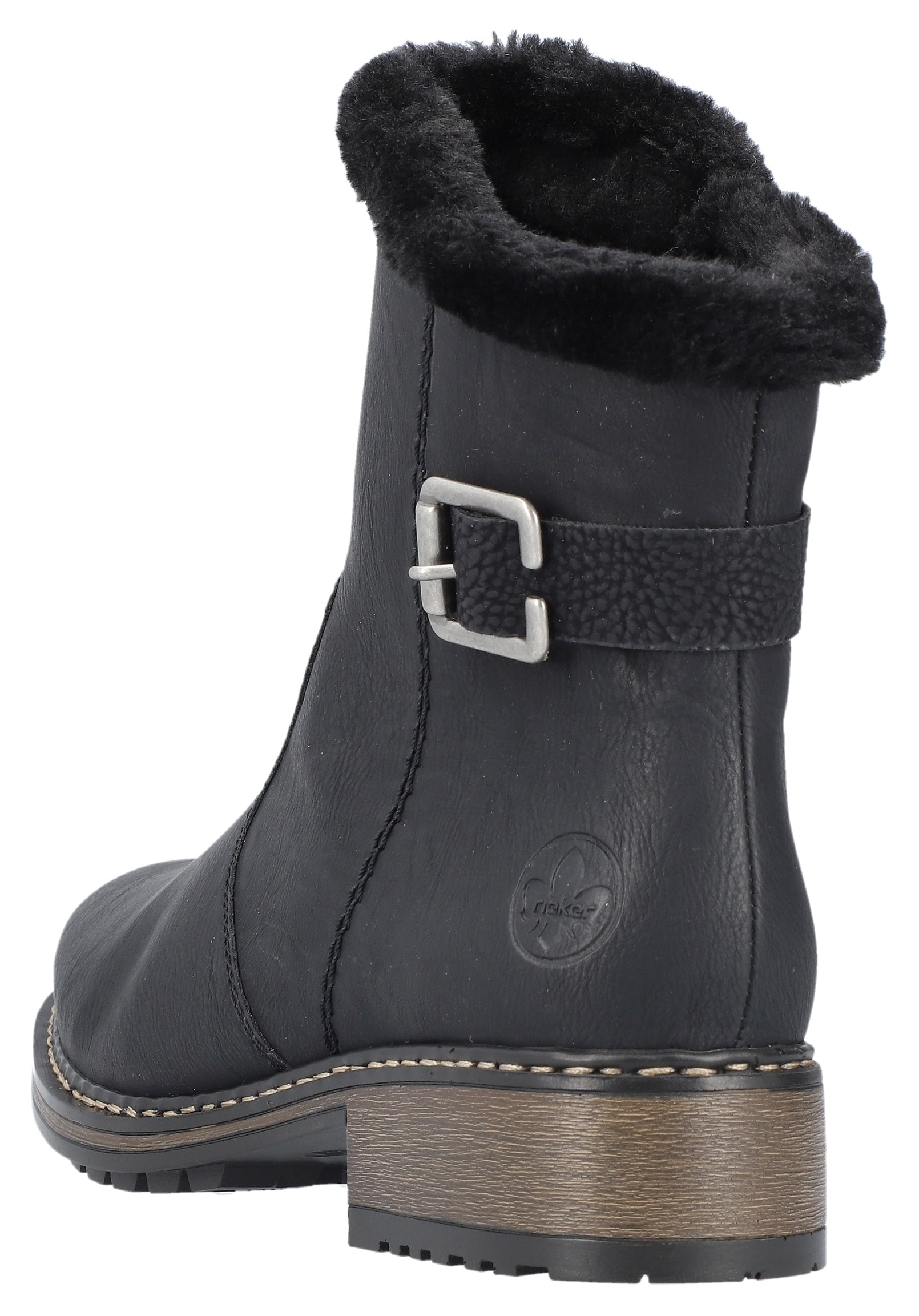 Rieker Winterstiefelette, mit Zierschnalle am Schaft