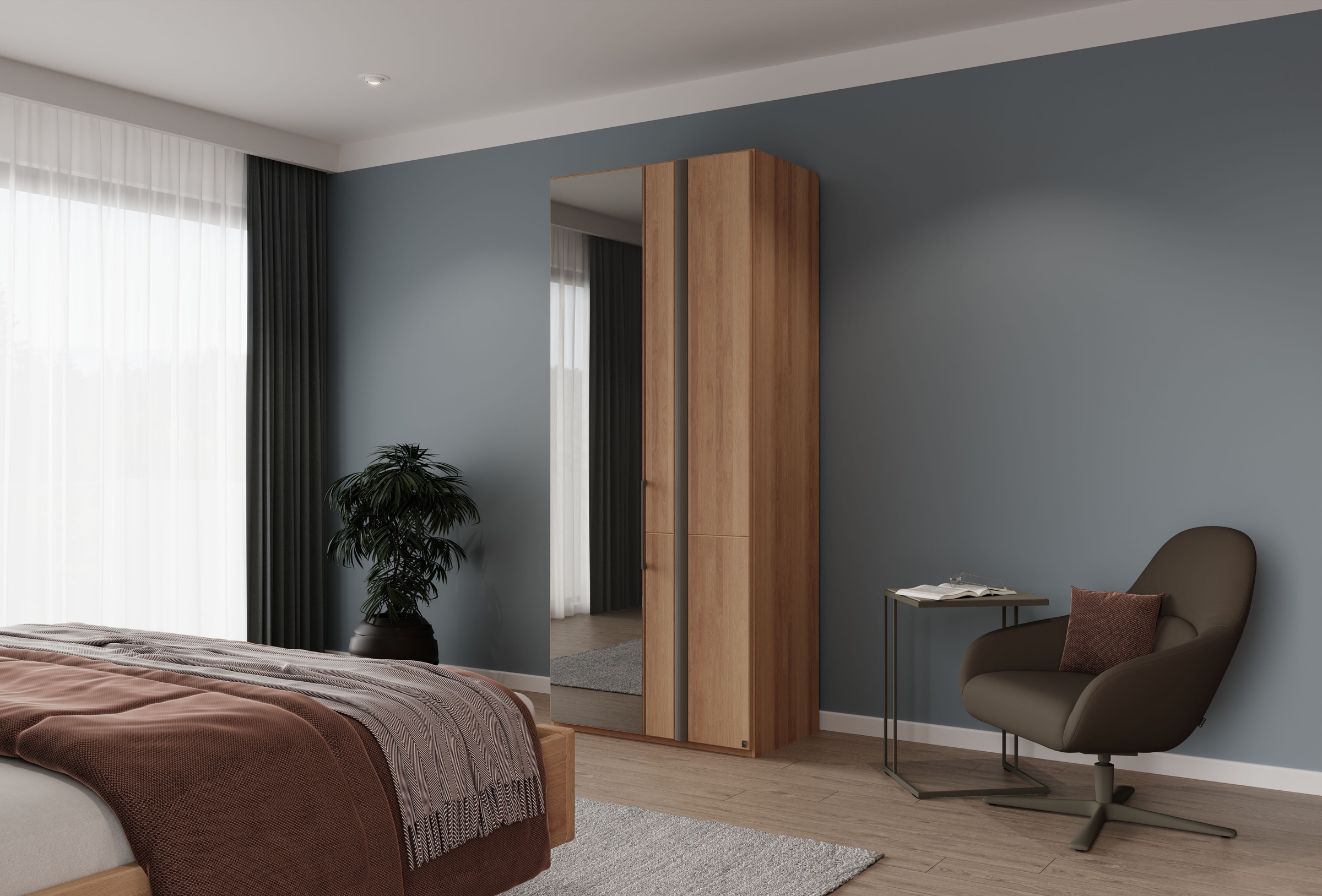 Musterring Drehtürenschrank »Sorrent, Kleiderschrank, Schrank, teilmassiv E günstig online kaufen