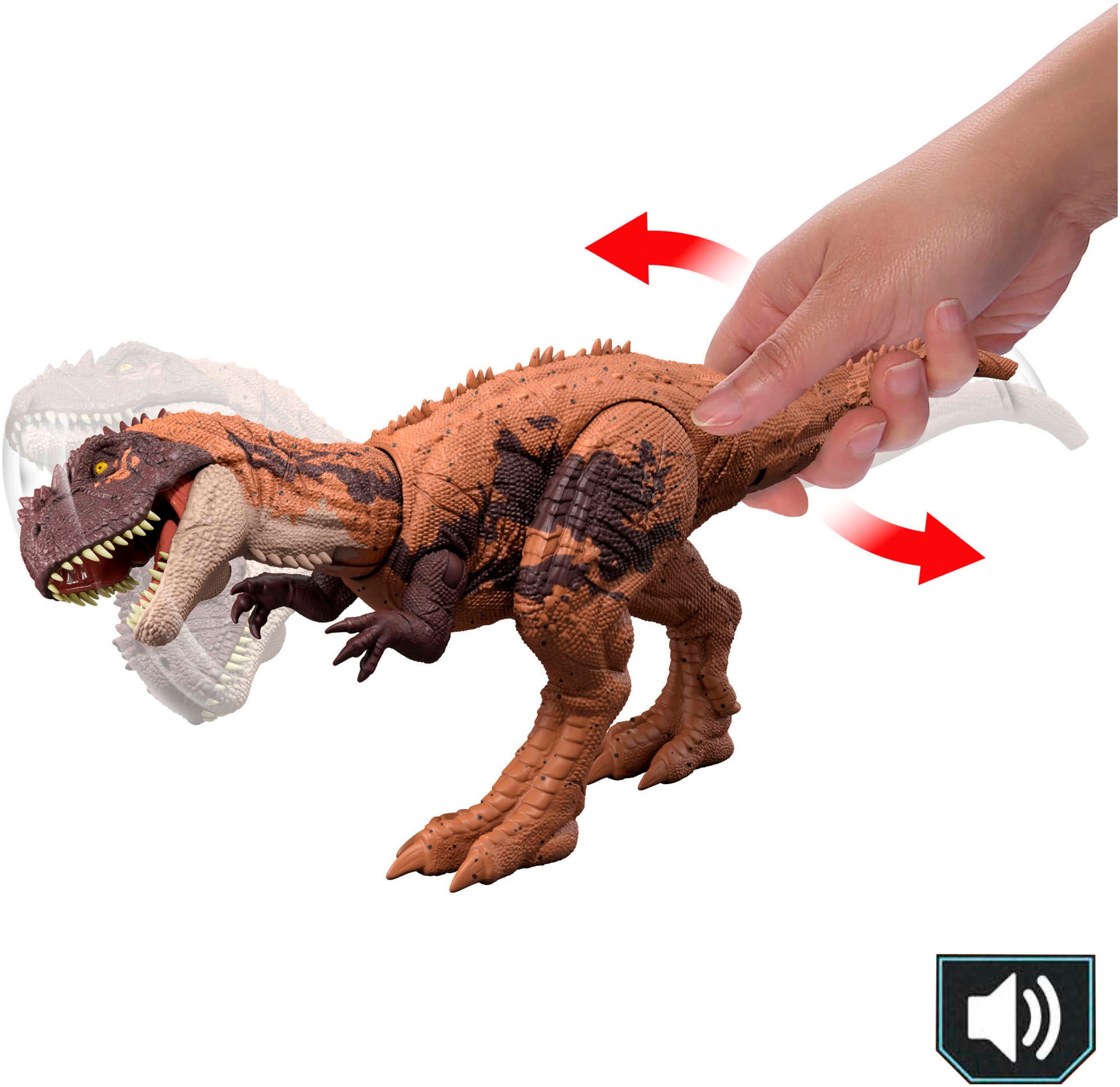 Mattel® Actionfigur »Jurassic World Wild Roar Kryptops«, mit Geräuschen