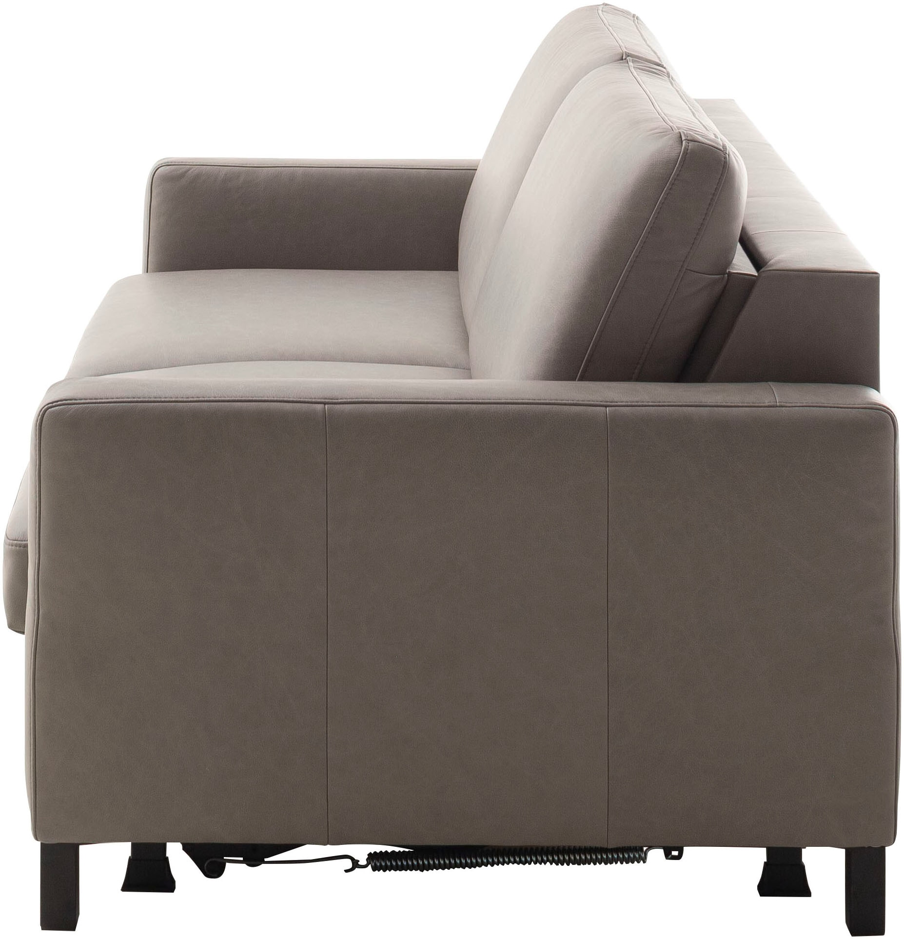 Home affaire Schlafsofa »Calestra, Lederbezug, 2-Sitzer mit Kaltschaummatratze, Breite 168 cm« Längsschläfer mit echter Dauerschläferfunktion & flexibel stellbar