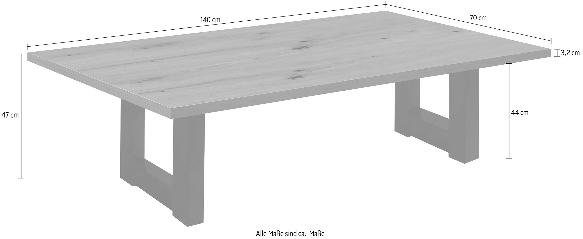 Mäusbacher Couchtisch »TOPSELLER!«, (Beistelltisch), Tisch, U-Gestell günstig online kaufen