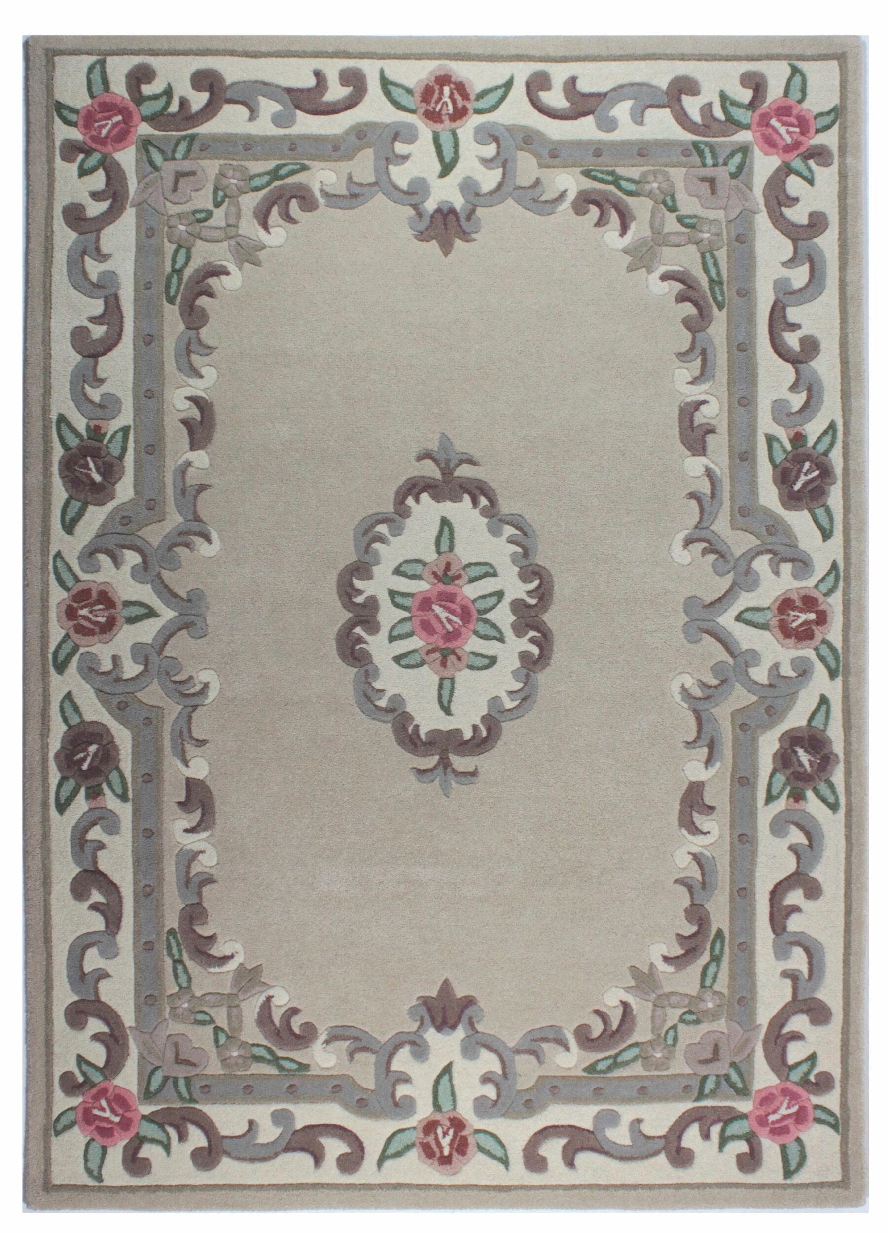 FLAIR RUGS Wollteppich »Aubusson«, rechteckig, 10 mm Höhe günstig online kaufen