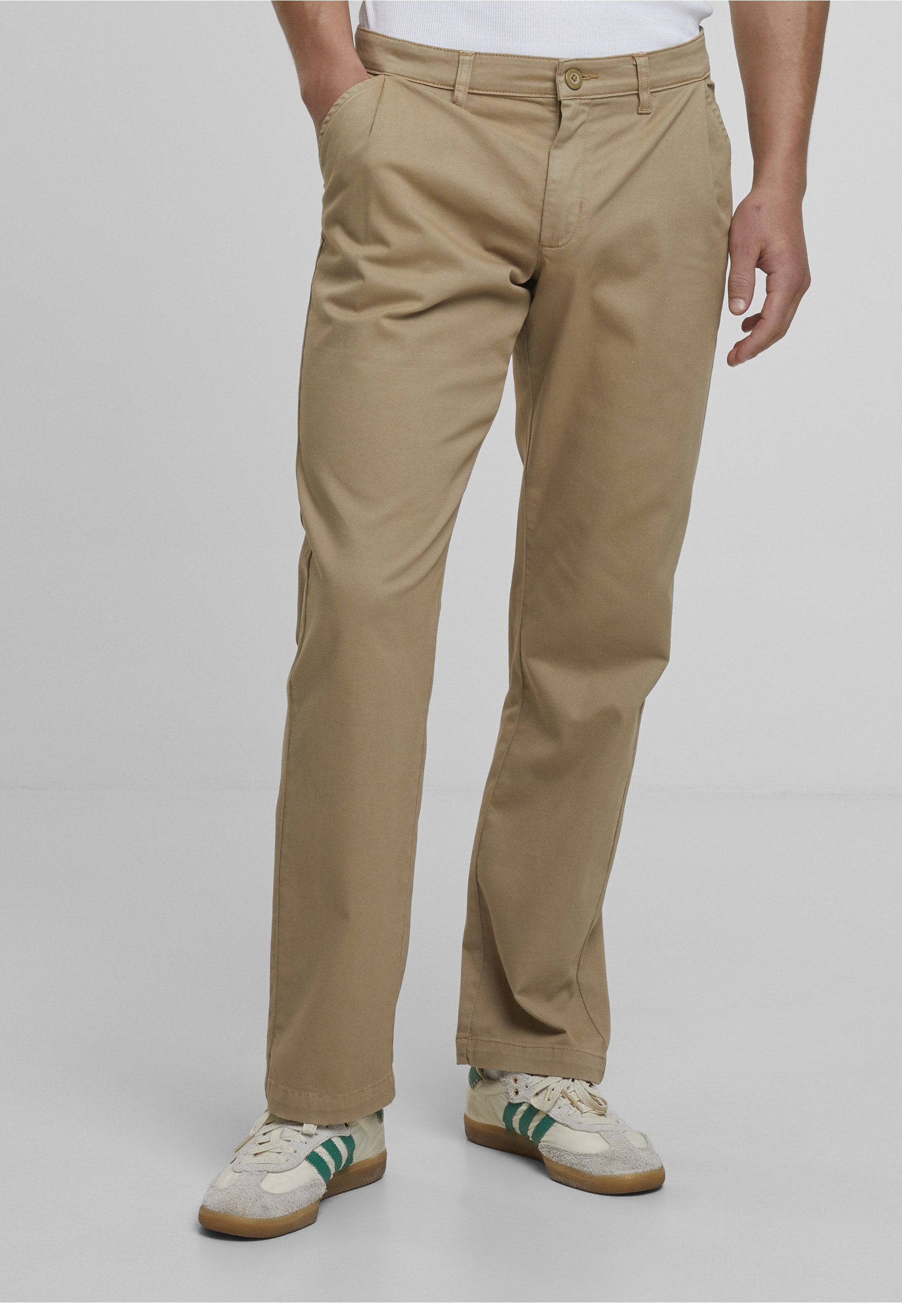 URBAN CLASSICS Stoffhose »Urban Classics Pleated Twill Pants«