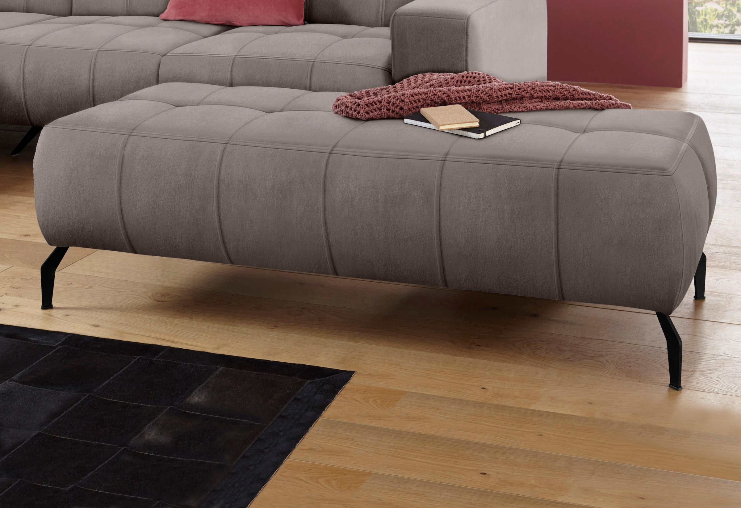 DOMO collection Hocker »Trento, mit Kufenfuß oder Einzelfuß«, passend zur Serie Trento