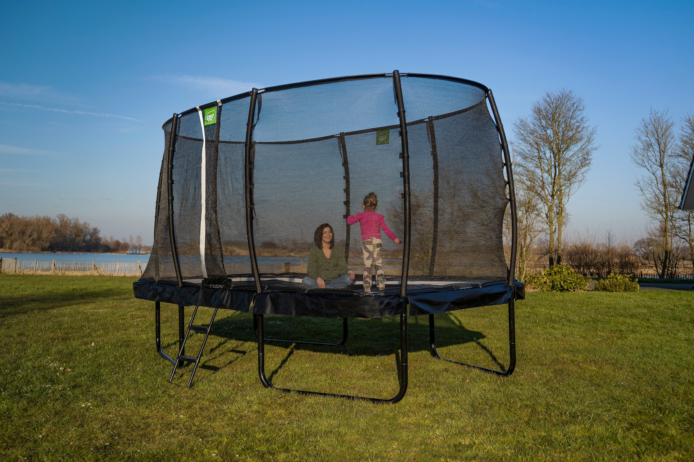 EXIT Gartentrampolin »Allure Premium«, mit Sicherheitsnetz