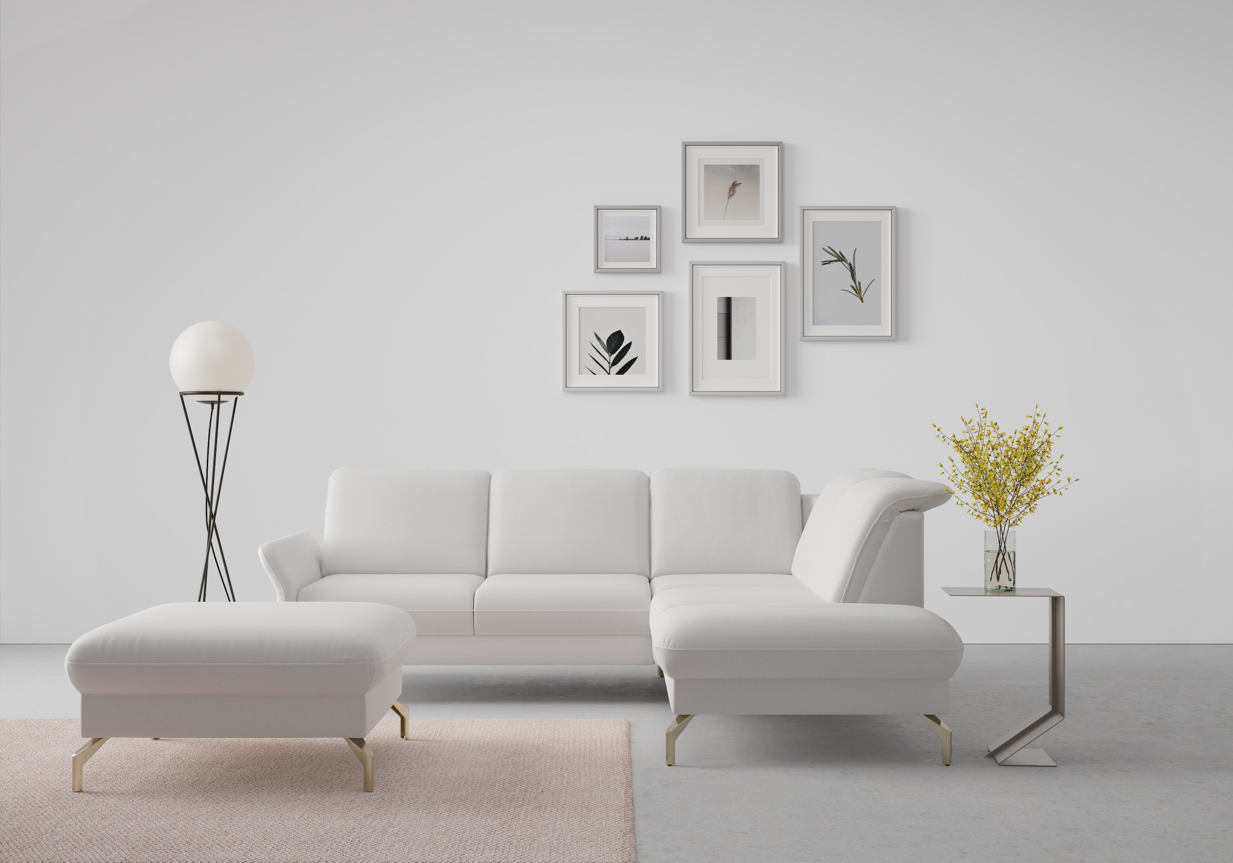 sit&more Ecksofa »Fashion L-Form«, wahlweise mit Kopfteilverstellung, Vorzi günstig online kaufen