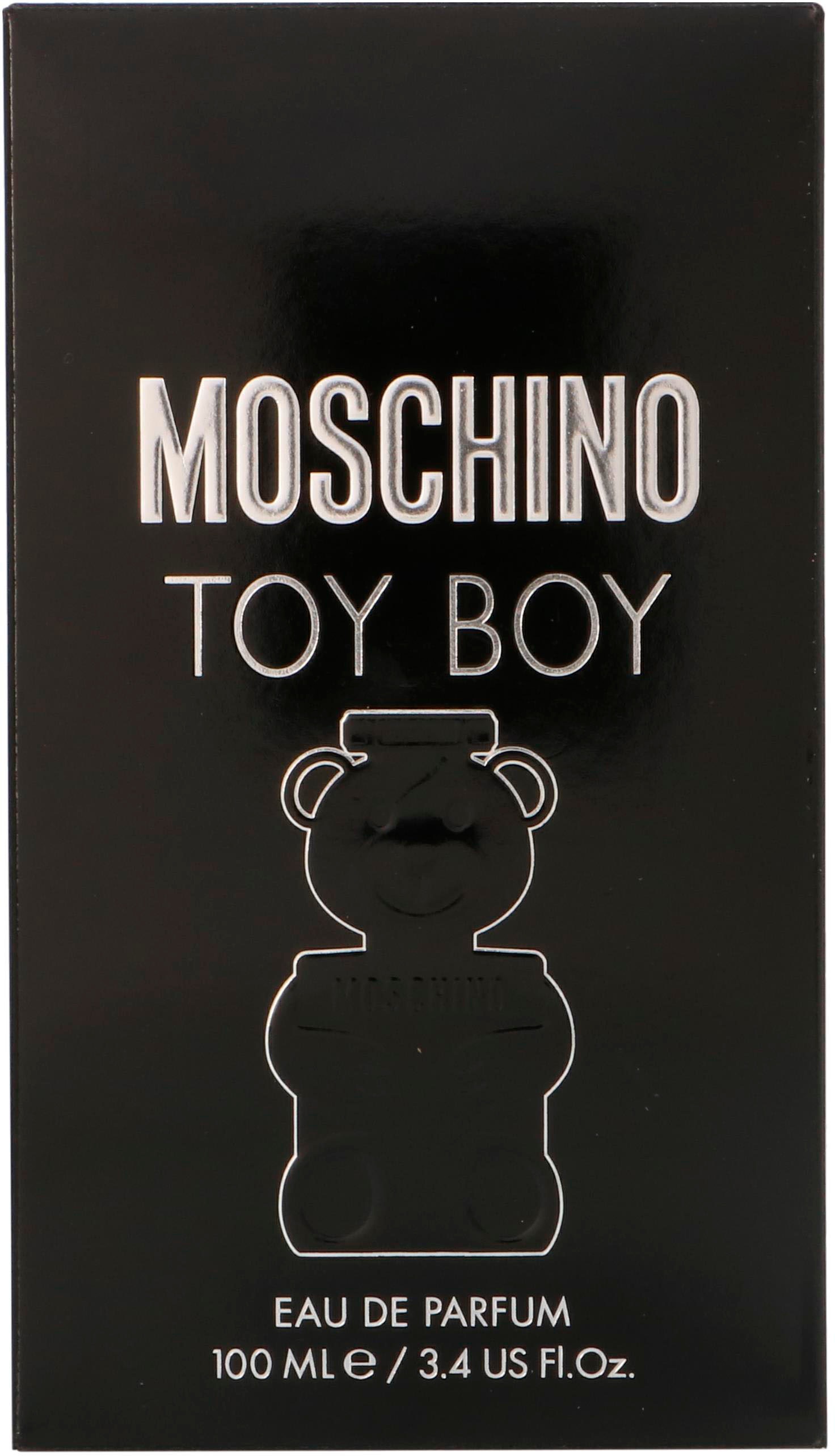 Moschino Eau de Parfum »Toy Boy«, Würziger Herrenduft mit Birne, Gewürznelke, Magnolie und Vetiver.