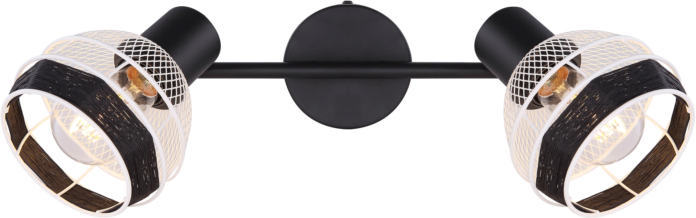 GLOBO LIGHTING Deckenstrahler »GRIDDY« E27 1 Stk. Spot Deckenspot Flur Schlafzimmer Wohnzimmer