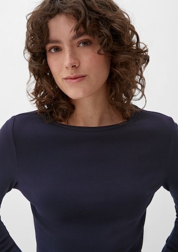 s.Oliver Langarmshirt mit U-Boot-Ausschnitt