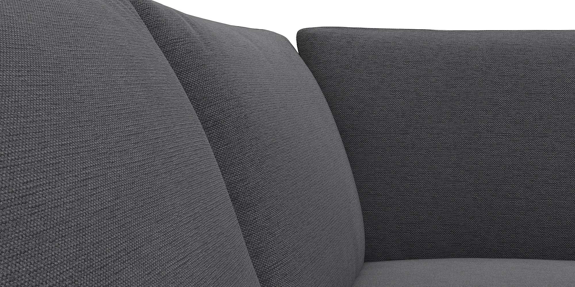 FLEXLUX Ecksofa »Fiore, Sitzaufbau mit hochwertigem Kaltschaum für mehr Sitzkomfort«, breite Armlehnen, L-Form, Füße Alu/Eiche