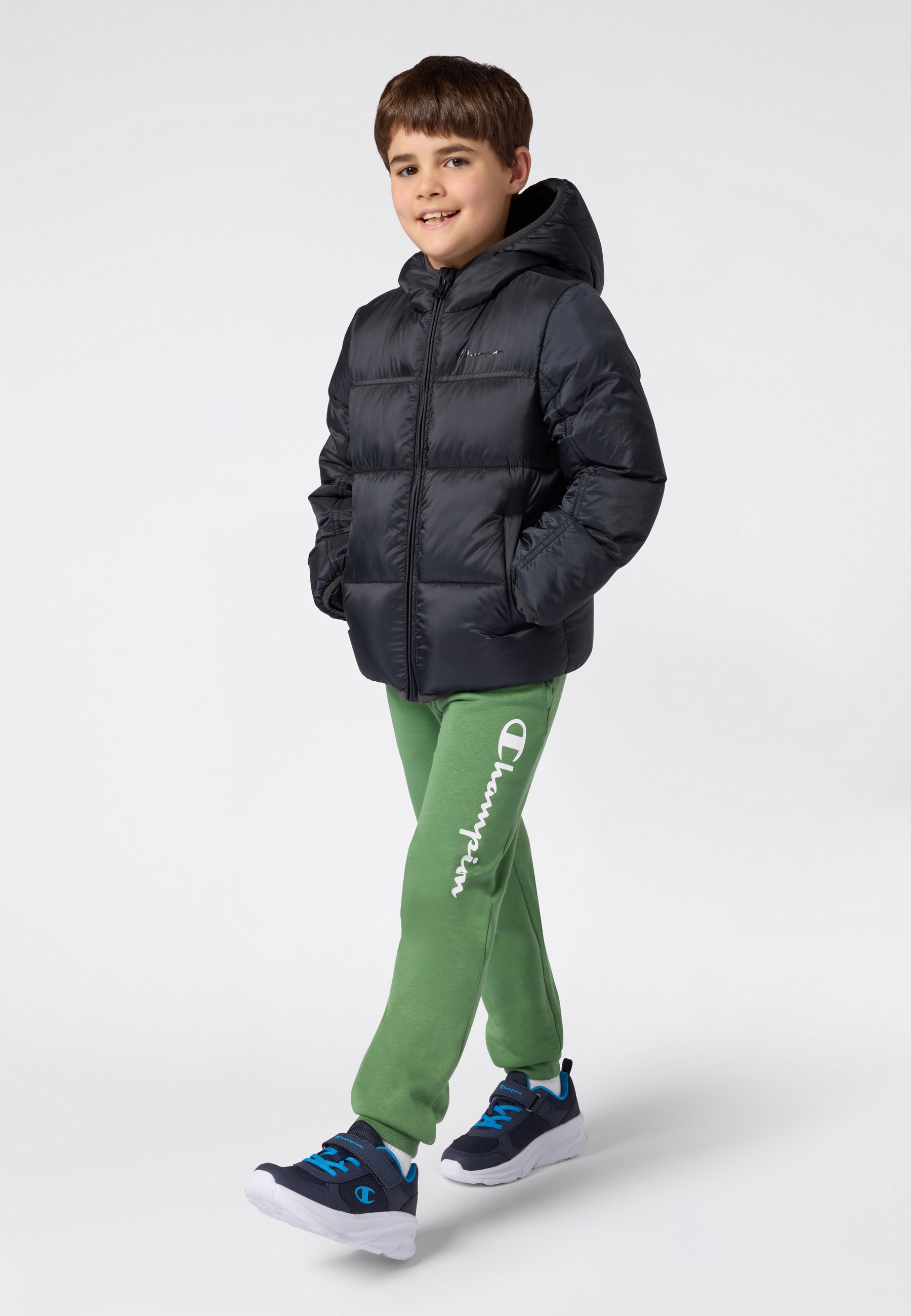 Champion Steppjacke »Colorblock Outdoor Hooded Jacket« 1 Stk. tlg.