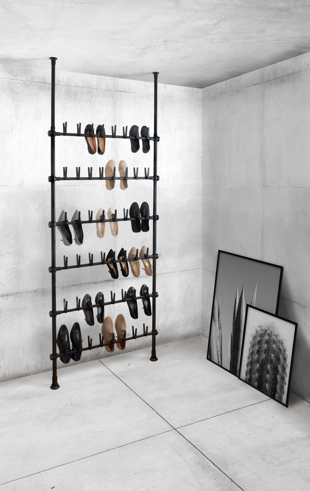 WENKO Schuhregal »Herkules Shoes«, für 48 Paar Schuhe, höhenverstellbar 165 - 300 cm