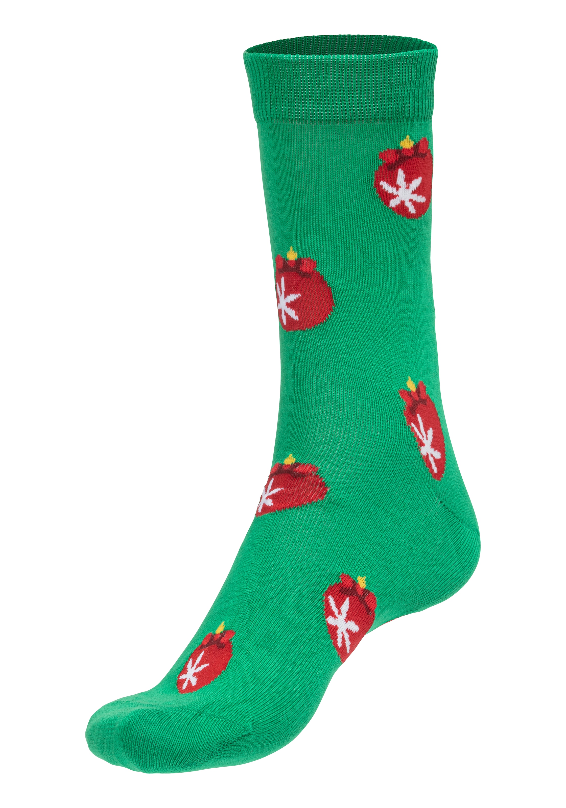 John Devin Socken Packung, 3 Paar tlg. mit unterschiedlichen  Weihnachtsmotiven