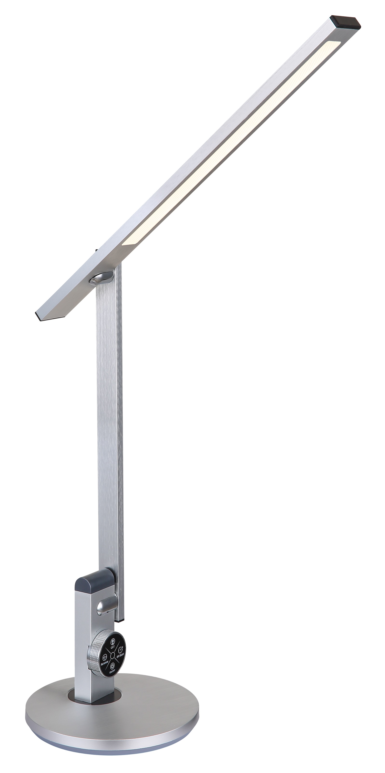 GLOBO LIGHTING LED Tischleuchte »SOLANA«, Leuchtmittel LED-Modul | LED fest integriert, Tischlampe/Arbeitszimmer/Bürotischleuchte/silberfarben