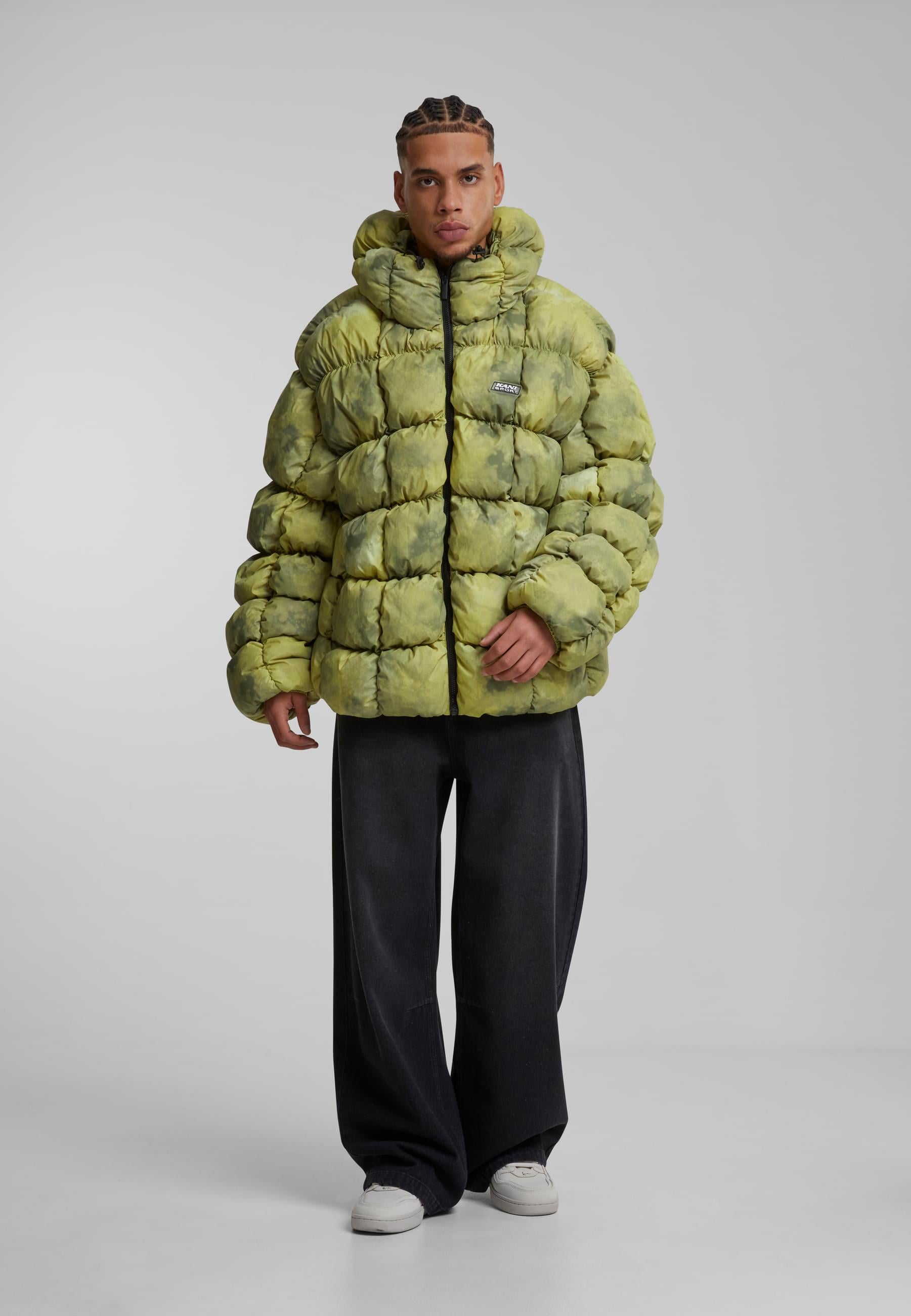 Karl Kani Winterjacke »Karl Kani Karl Kani Sport Patch Square Quilted Puffer Jacket« 1 Stk. tlg. ohne Kapuze