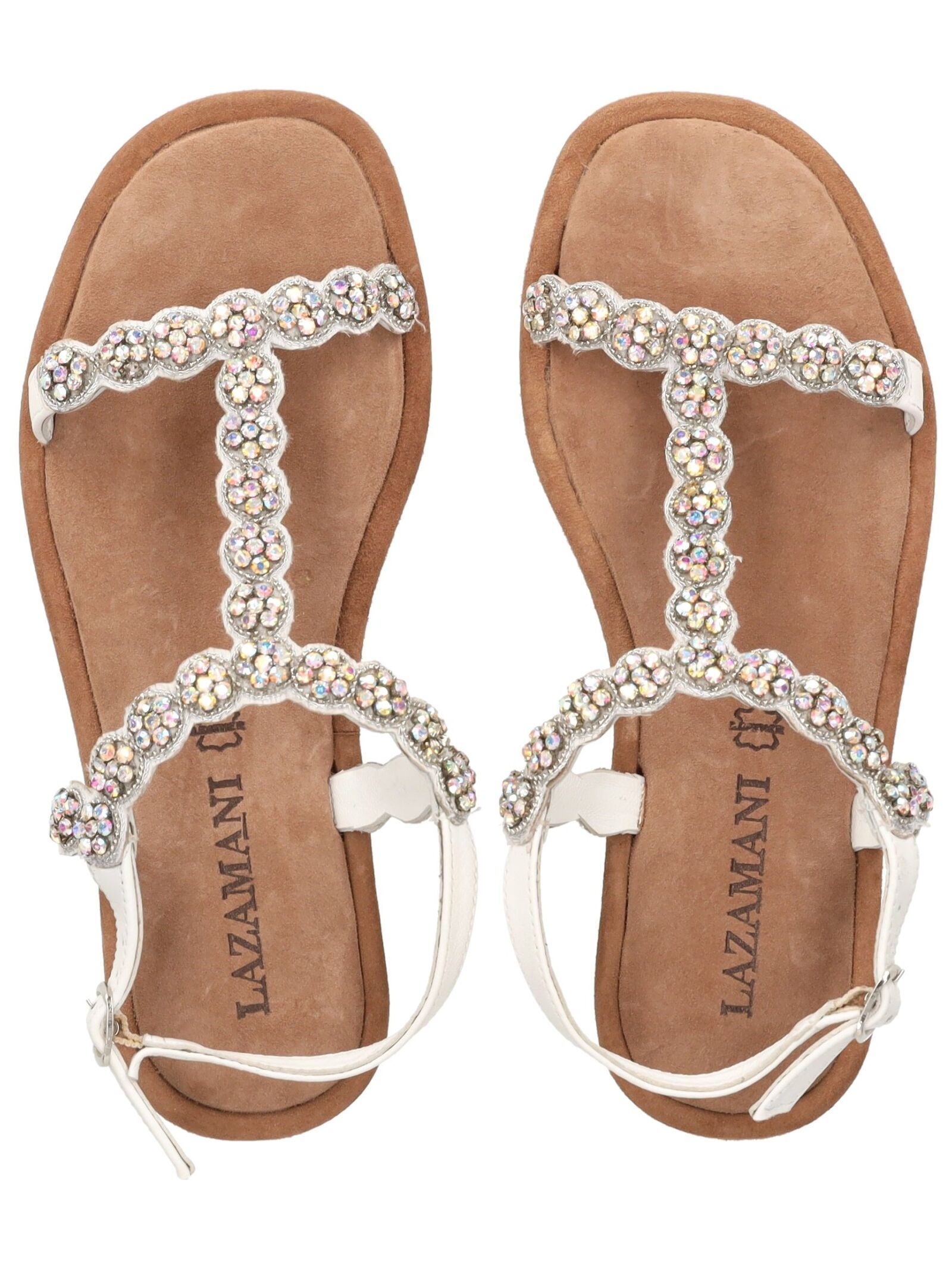 Lazamani Riemchensandale »Lazamani Sandalen Leder/Textil«