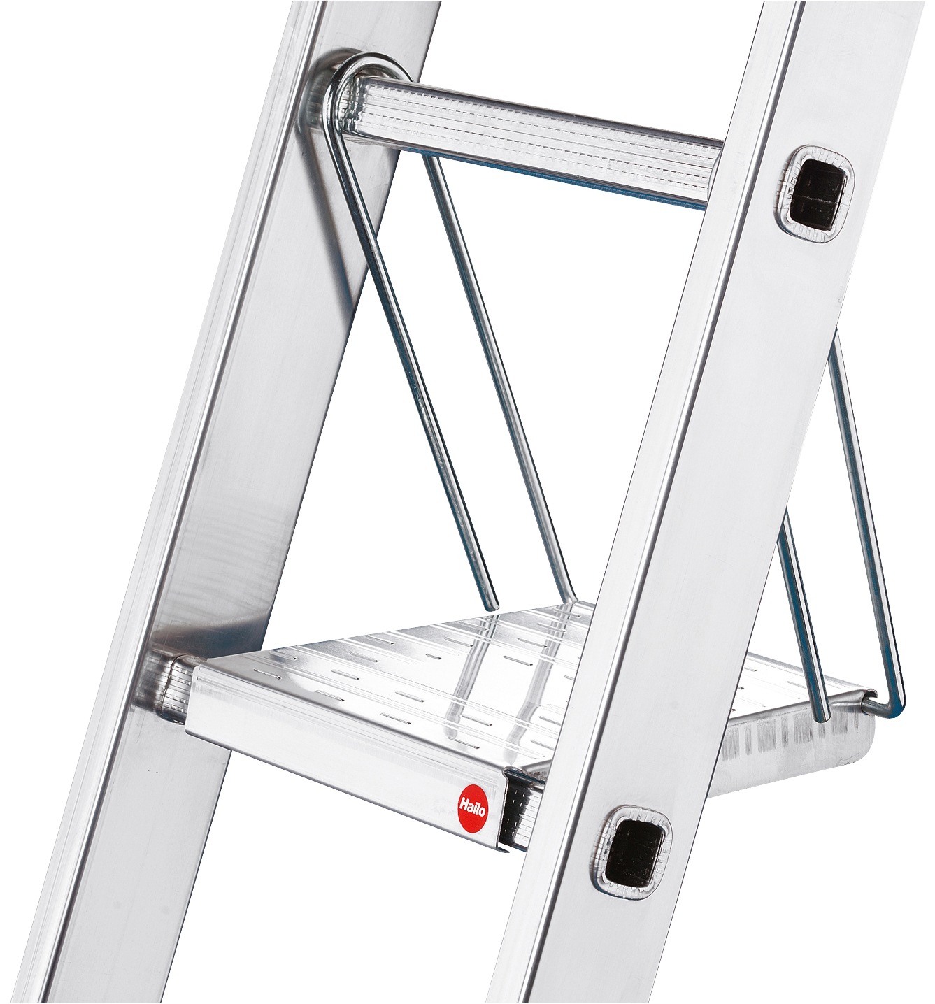 Hailo Vielzweckleiter »HobbyStep combi«, (Set), Aluminium Kombileiter 3-teilig 3x12 Sprossen