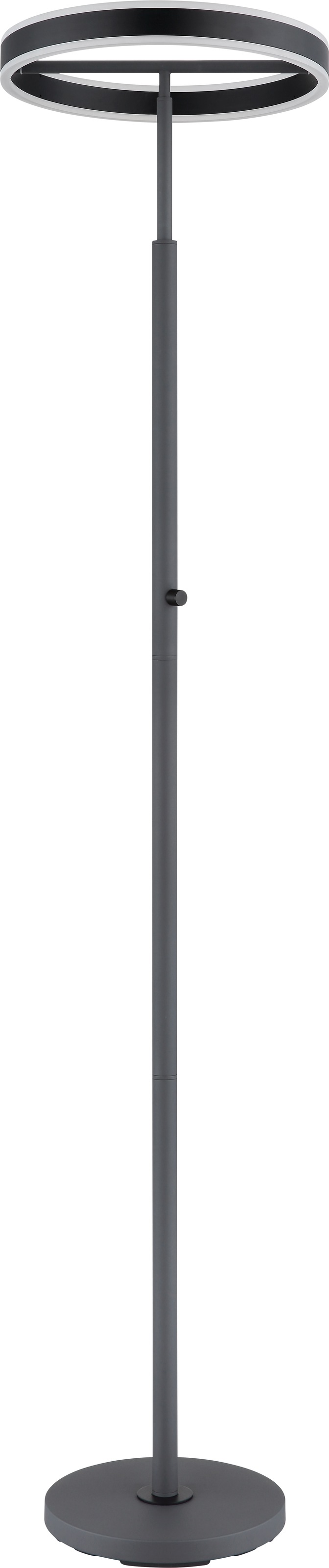 GLOBO LIGHTING Deckenfluter »EMANUEL« LED-Modul 1 Stk. LED Deckenfluter anthrazit, 4000K, Drehdimmer, starkes Licht