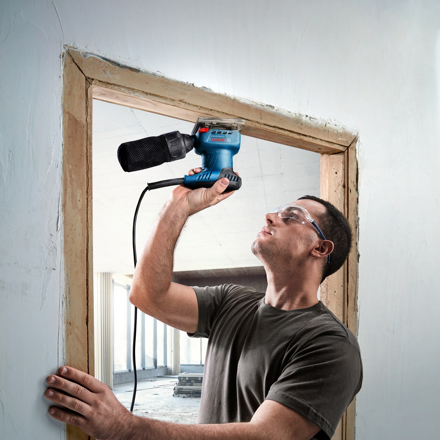 Bosch Professional Schwingschleifer »»GSS 140 A««, 220 W, ideal zum schleifen von Holz, Holzwerkstoffen und Putz
