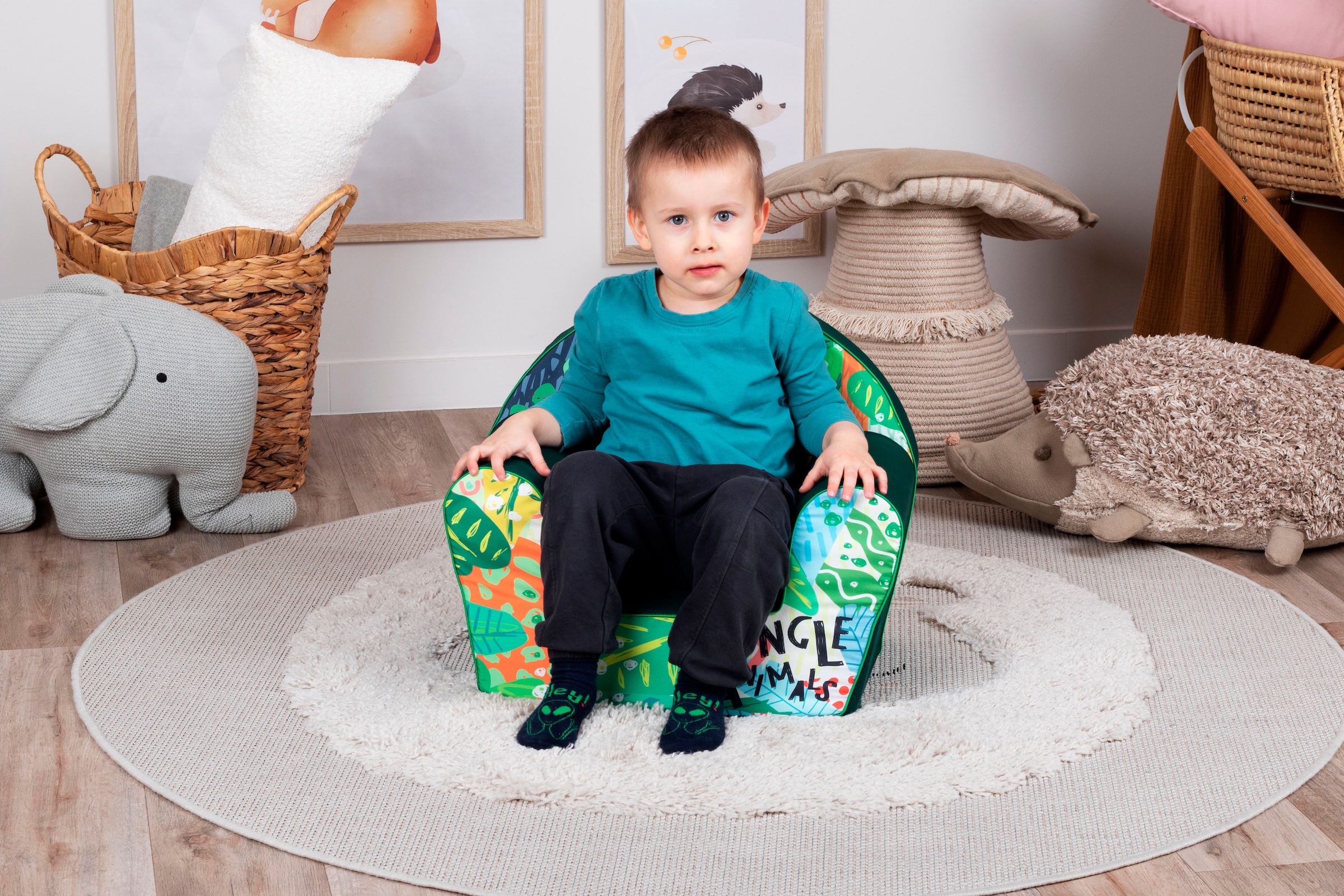 Knorrtoys® Sessel »Jungle animal«, für Kinder; Made in Europe