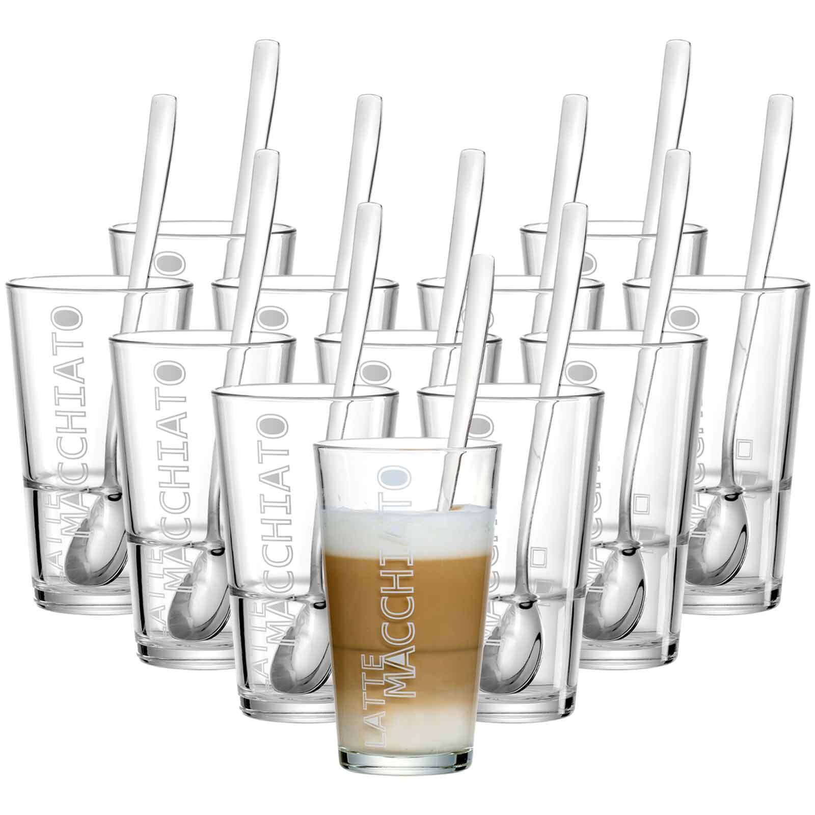 Ritzenhoff & Breker Latte-Macchiato-Glas »Latte Macchiato Gläser + Löffel L günstig online kaufen