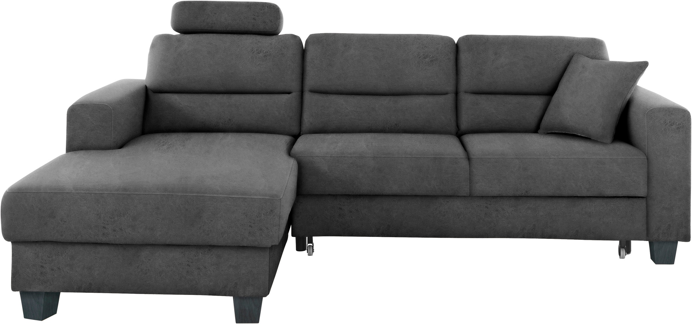 TRENDMANUFAKTUR Ecksofa »Chamber, zeitlos und modern, hoher Sitzkomfort, L- günstig online kaufen