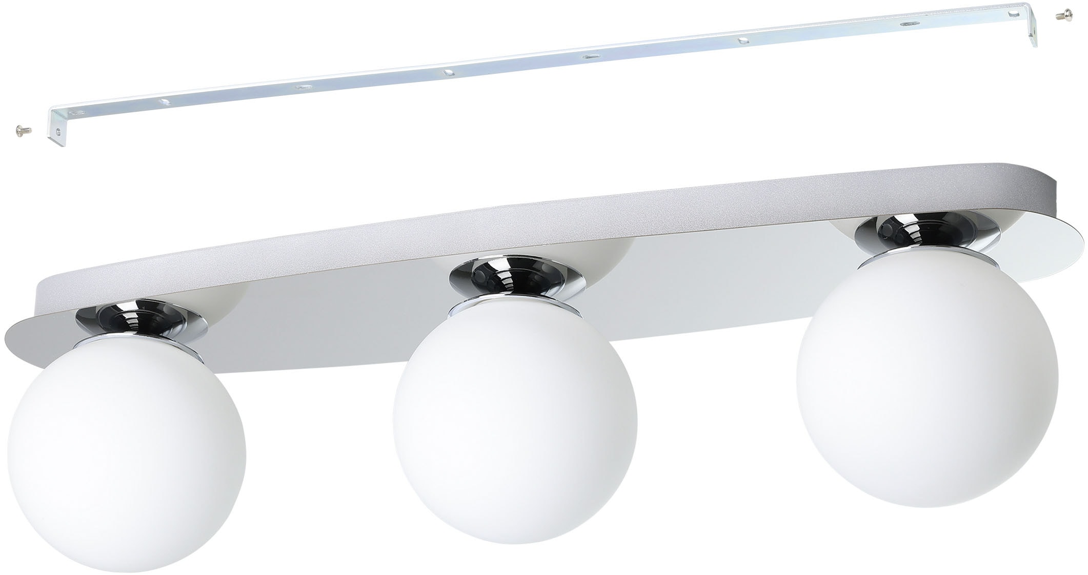 EGLO LED Deckenleuchte »CASTROVIDO Wand- / Deckenlampe - Stahl - G9 - 3X4,2 günstig online kaufen