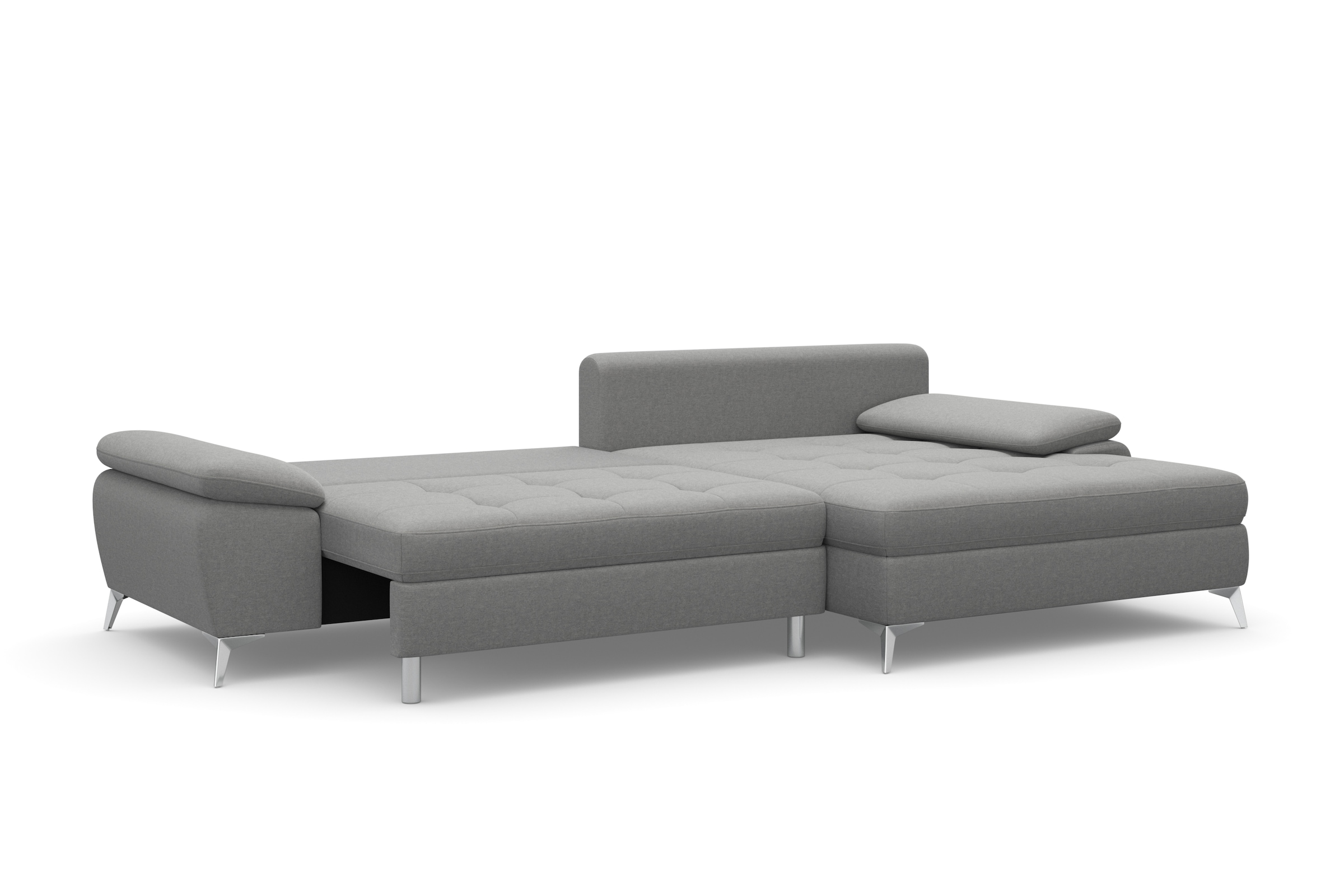 sit&more Ecksofa »Latigo L-Form«, mit Mega-Recamiere, wahlweise mit Bettfunktion und Bettkasten