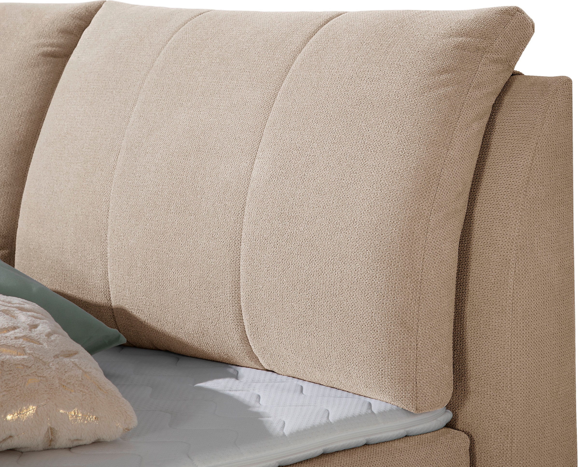 Home affaire Boxspringbett »Breitenthal«, abnehmbare Rückenkissen mit Klettband