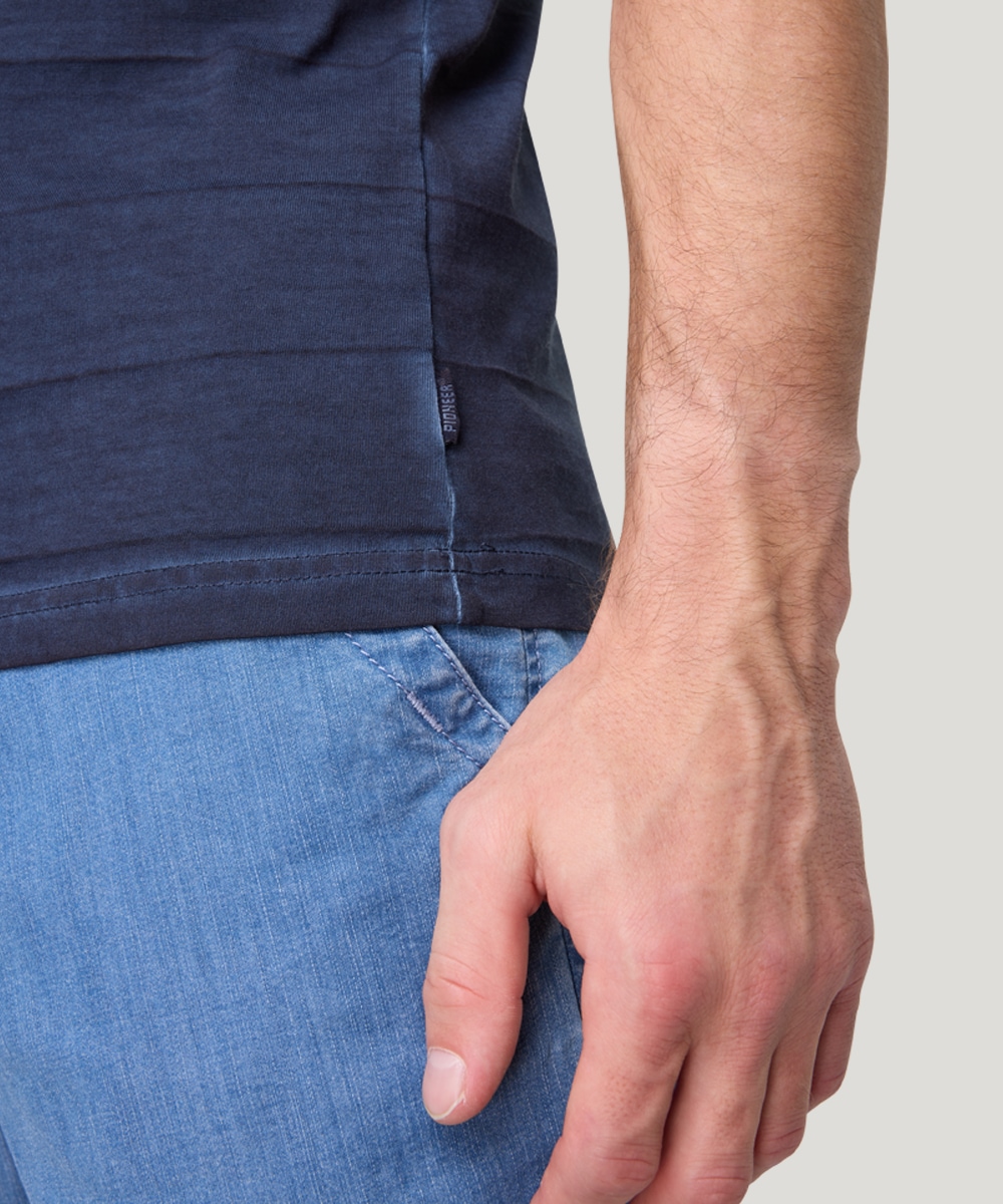 Pioneer Authentic Jeans T-Shirt, mit Streifen Muster