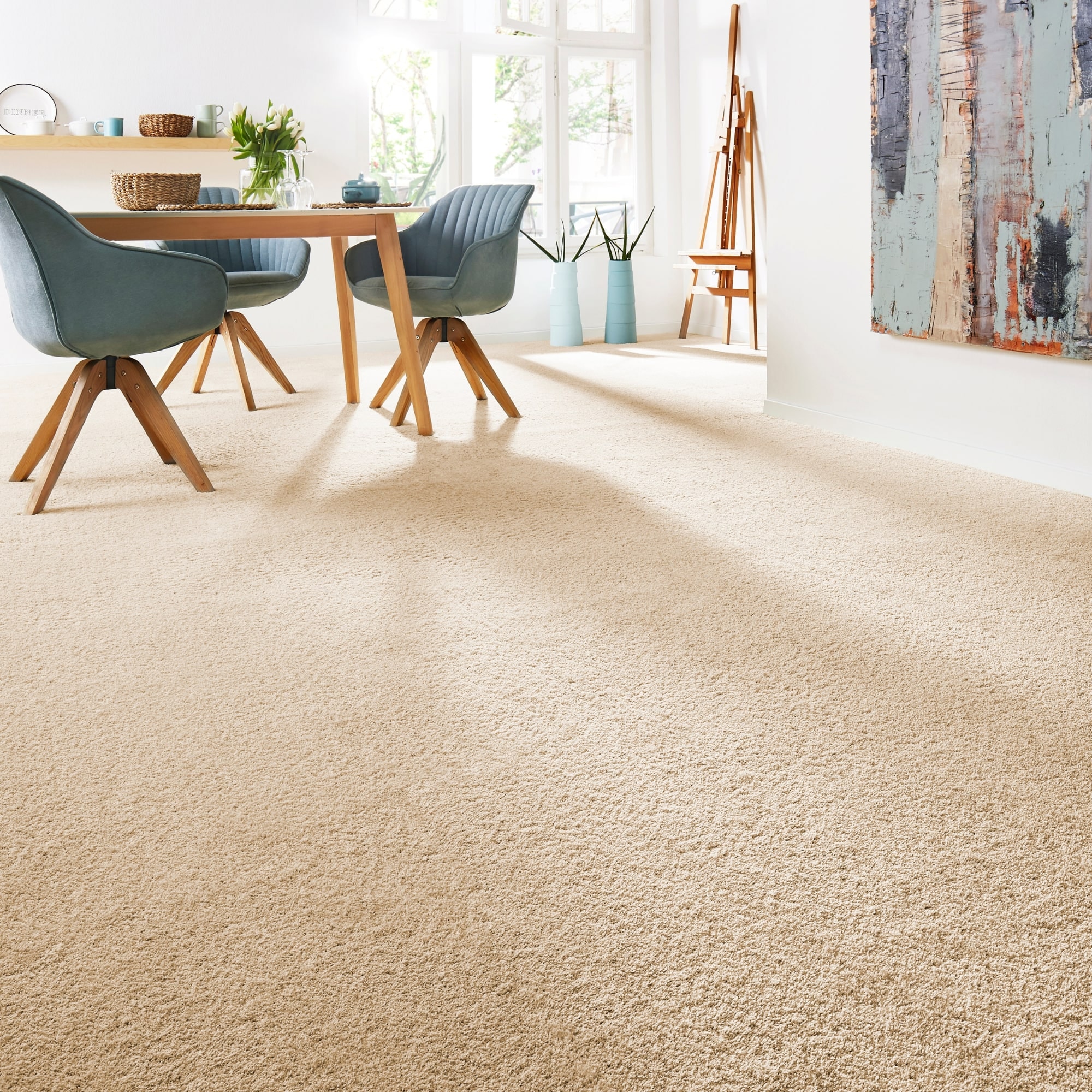 Andiamo Teppichboden »Softness, Velours, Made in Belgium«, rechteckig, 17 m günstig online kaufen