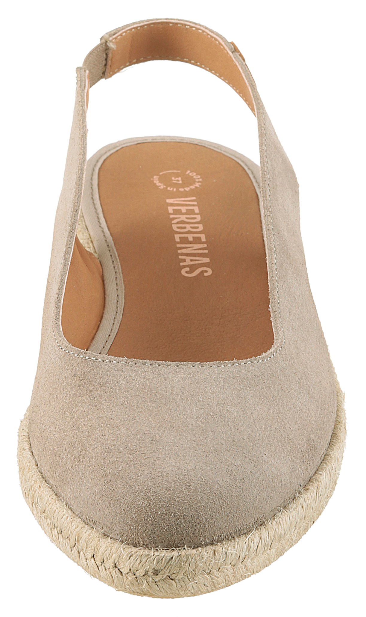 VERBENAS Slingsandale »Kiara Serraje«, Sommerschuh, Sling, Urlaubschuh mit Juterahmen