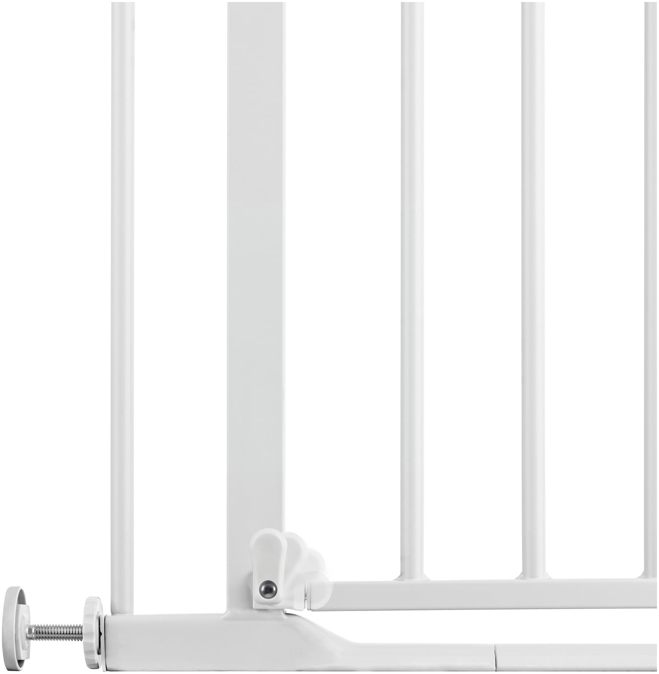 Hauck Türschutzgitter »Clear Step Autoclose 2, White«, auch als Treppenschutzgitter verwendbar; 75-80, flacher Durchgang