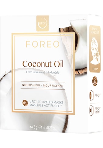 FOREO Tuchmaske »Coconut Oil«, (Packung), 6 x 6 g, kompatibel mit UFO & UFO mini kaufen