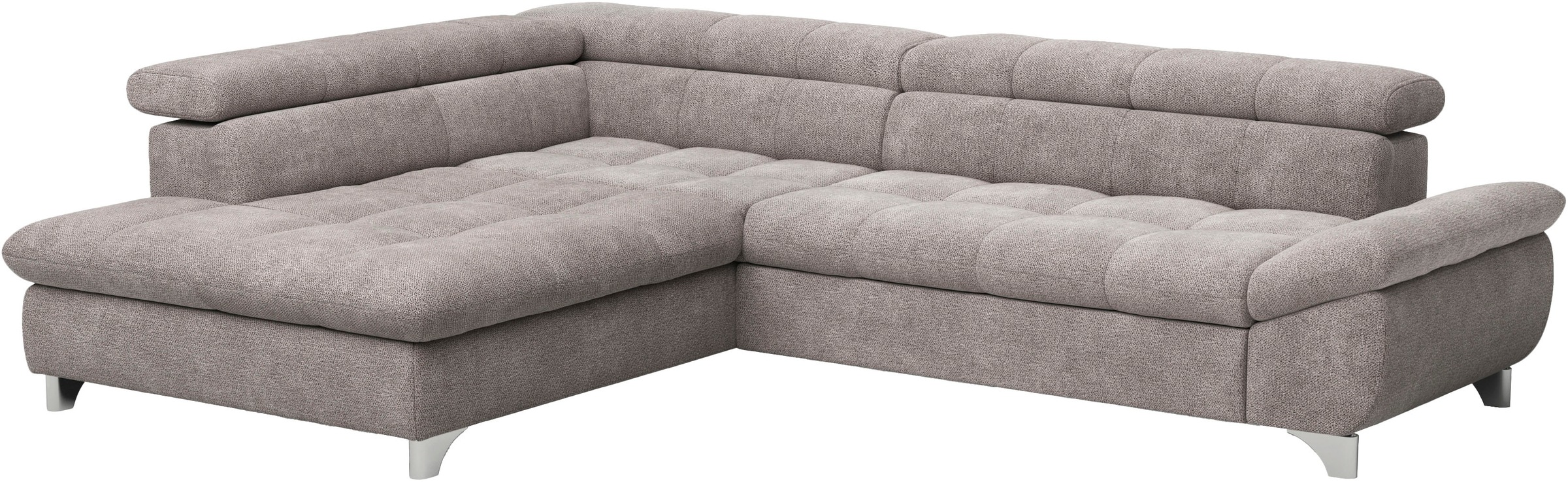 COTTA Ecksofa »Gemini L-Form«, mit Kopfteilverstellung, wahlweise mit Bettfunktion