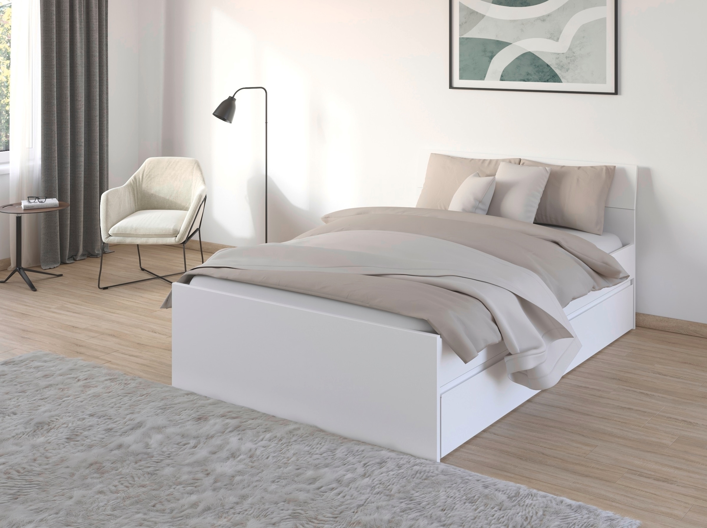 rauch Stauraumbett »Bett Einzelbett Doppelbett Stauraum JOEL«, mit Bettschubkästen für zusätzlichen Stauraum MADE IN GERMANY