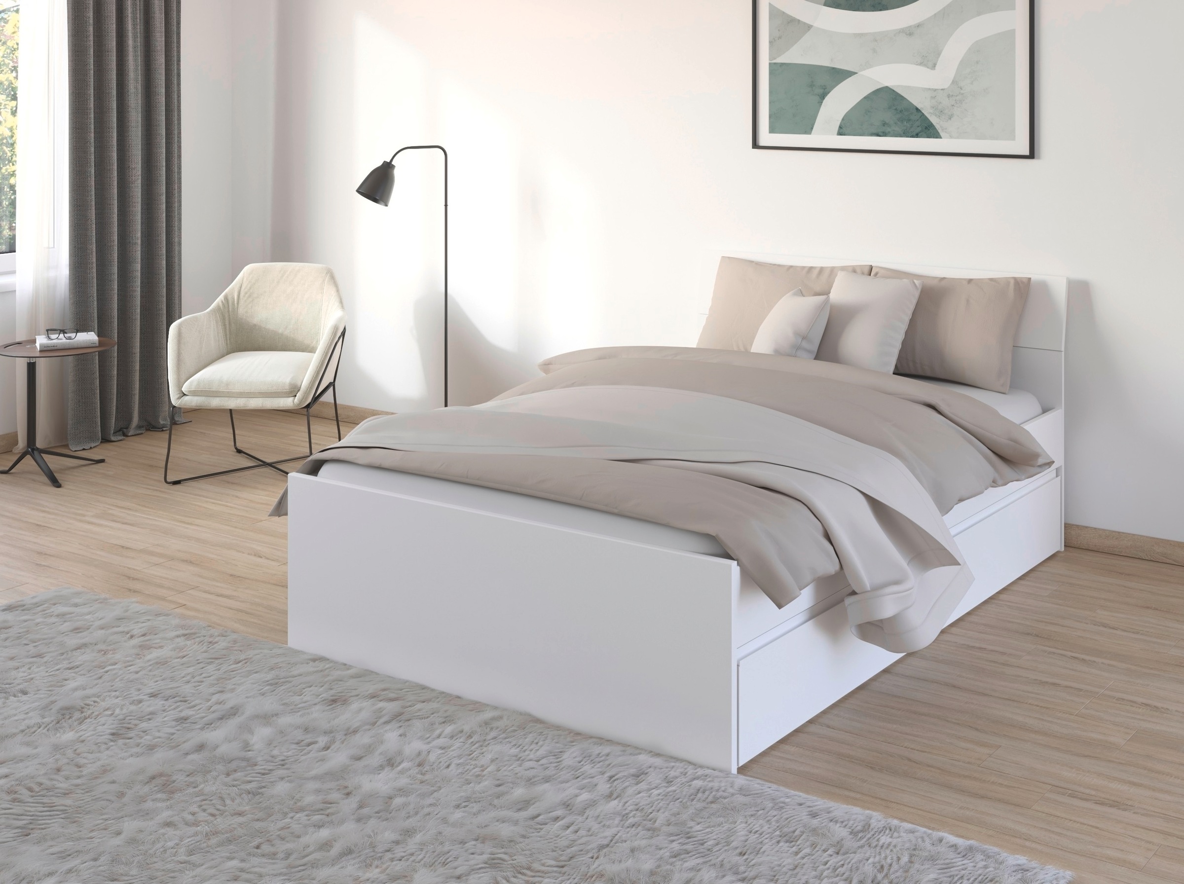 rauch Stauraumbett »Bett Einzelbett Doppelbett Stauraum JOEL«, mit Bettschu günstig online kaufen
