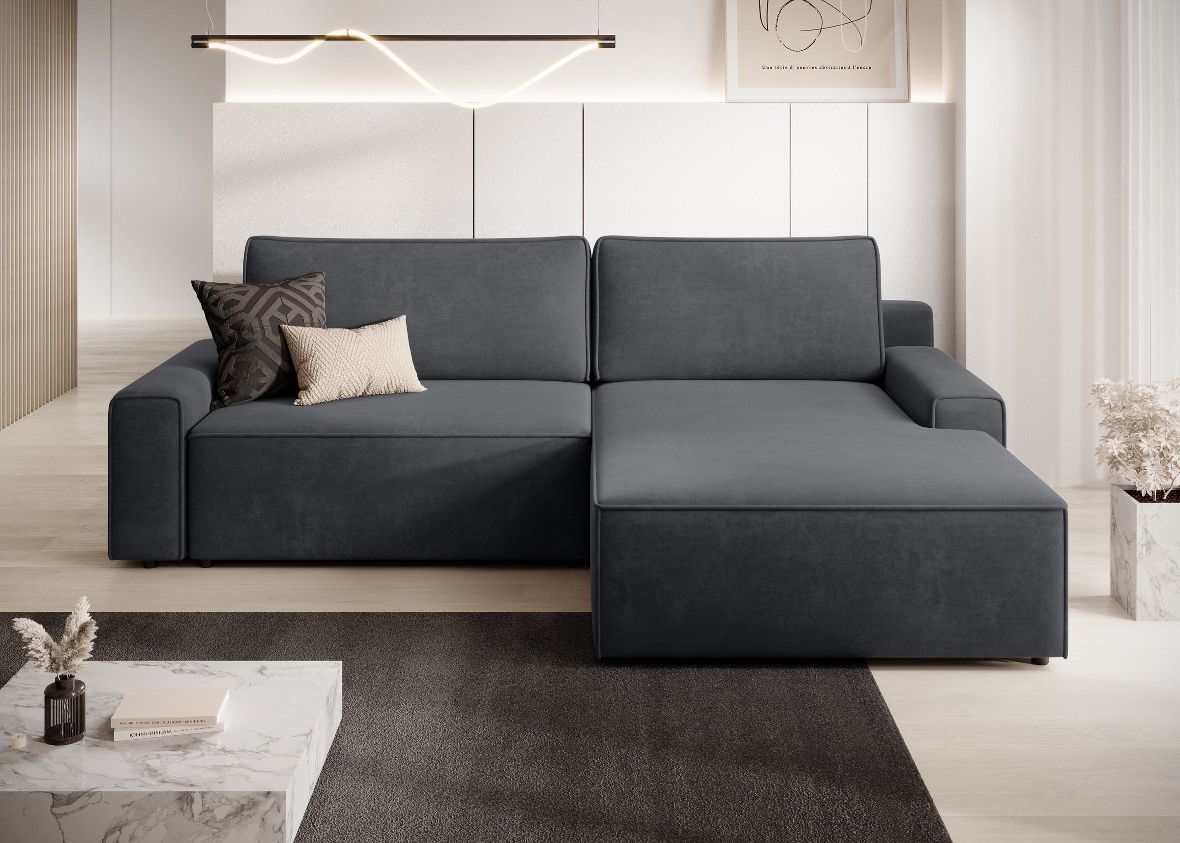 DS PRODUKT Ecksofa »Challenge, Schlafsofa mit Bettkasten, Couch in L-Form, günstig online kaufen
