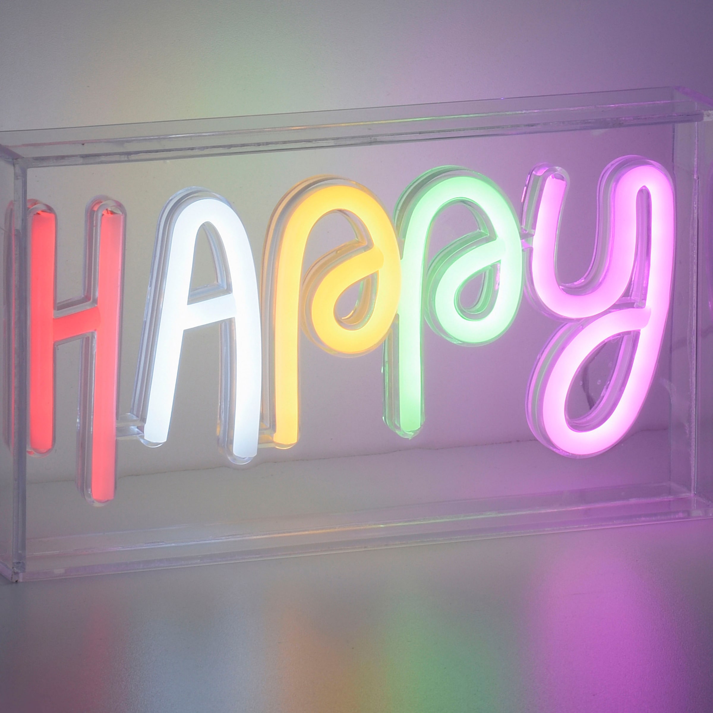online LED bestellen Leuchten 1 Wandleuchte »NEON-HAPPY«, flammig-flammig Direkt
