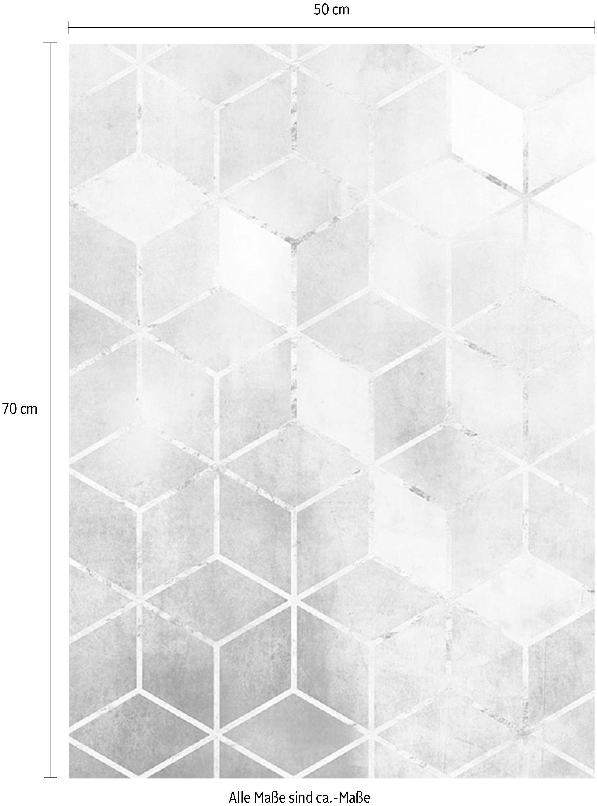 Komar Bild »Mosaik Verde«, Abstrakt, (1 St.), Wandbild zur Dekoration - ohne Rahmen