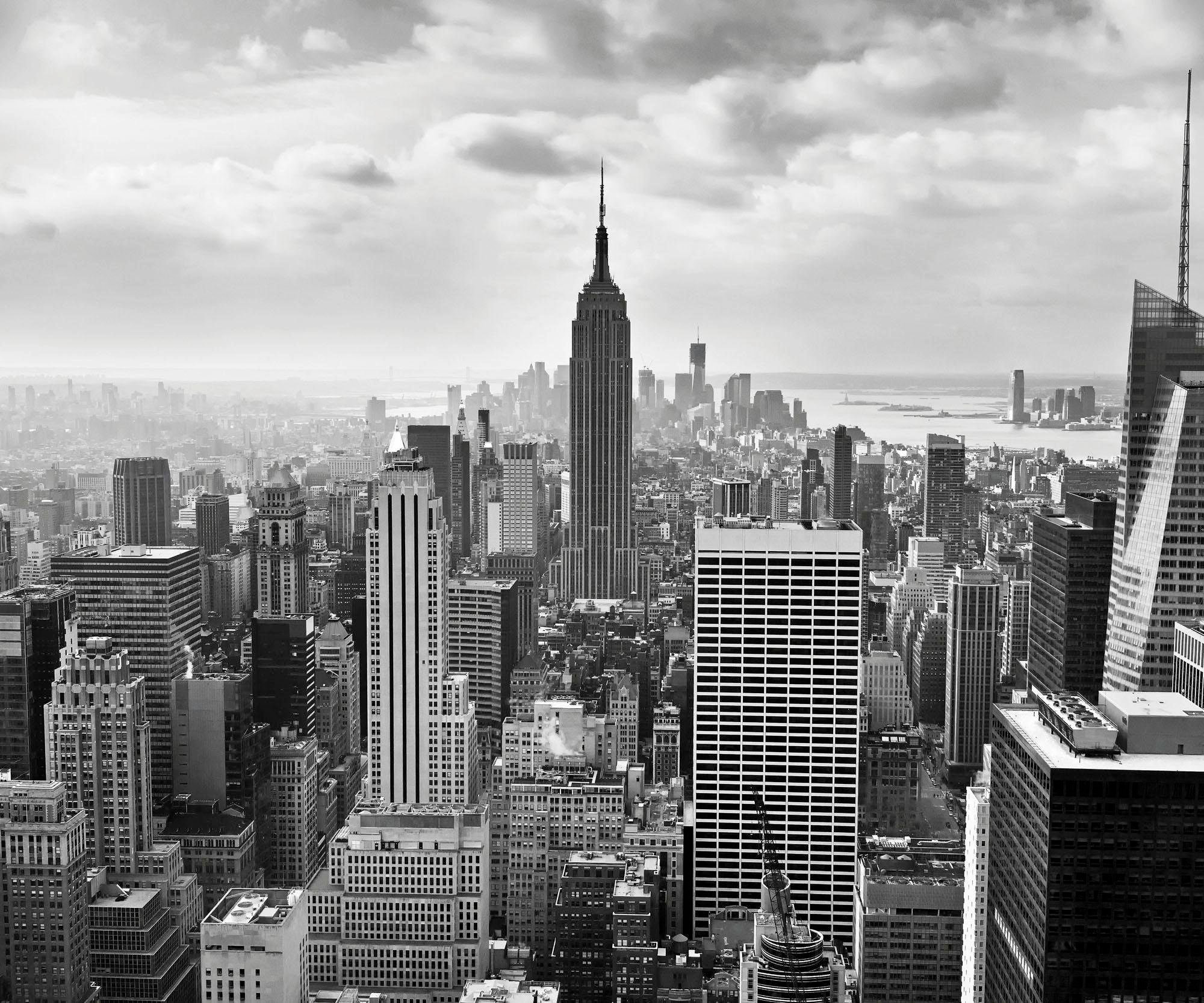 Komar Vliestapete »Digitaldruck Vlies - NYC Black and White - Größe 300 x 2 günstig online kaufen