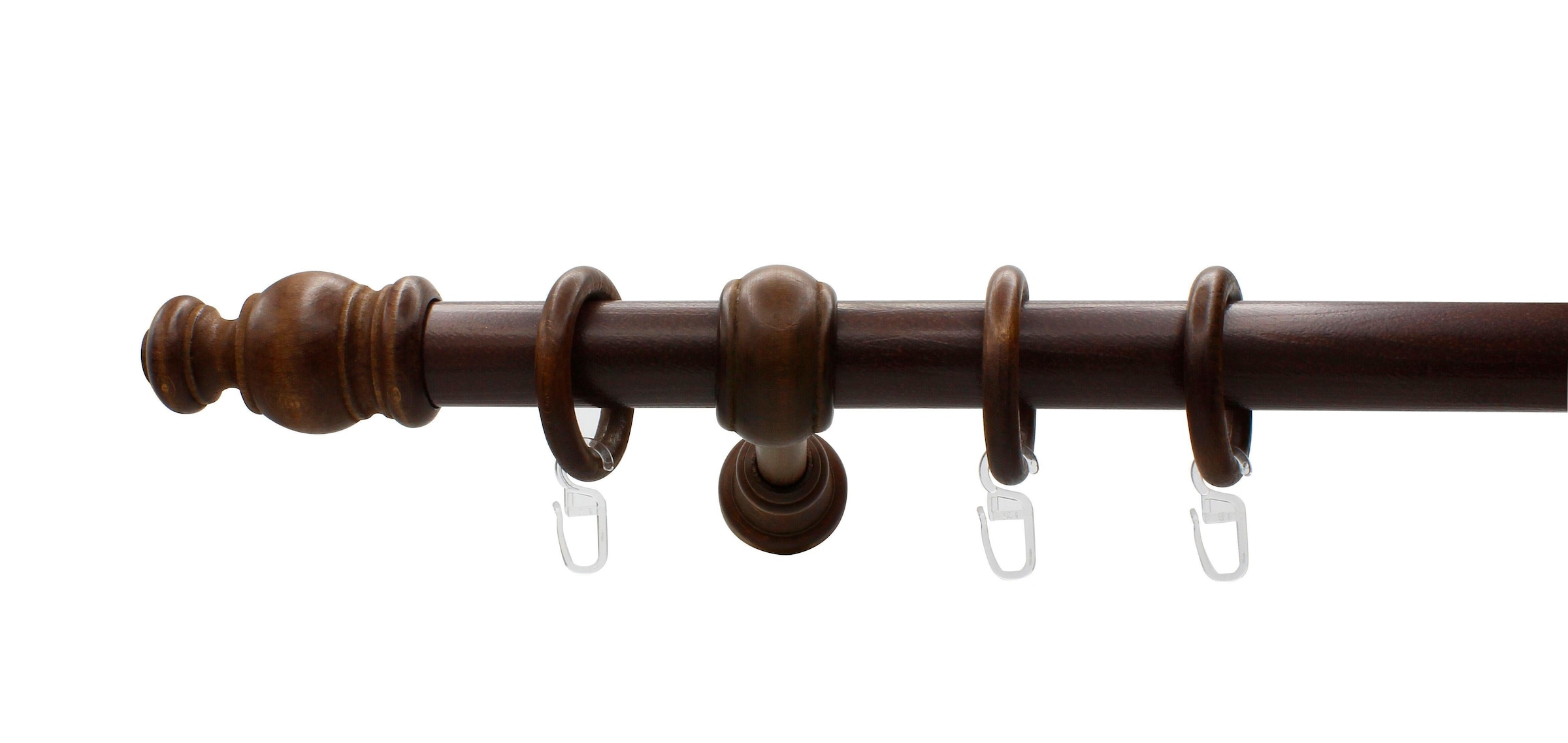 sunlines Gardinenstange »Holz 28 mini« Ø 28 mm 1 läufig-läufig Fixmaß Made günstig online kaufen