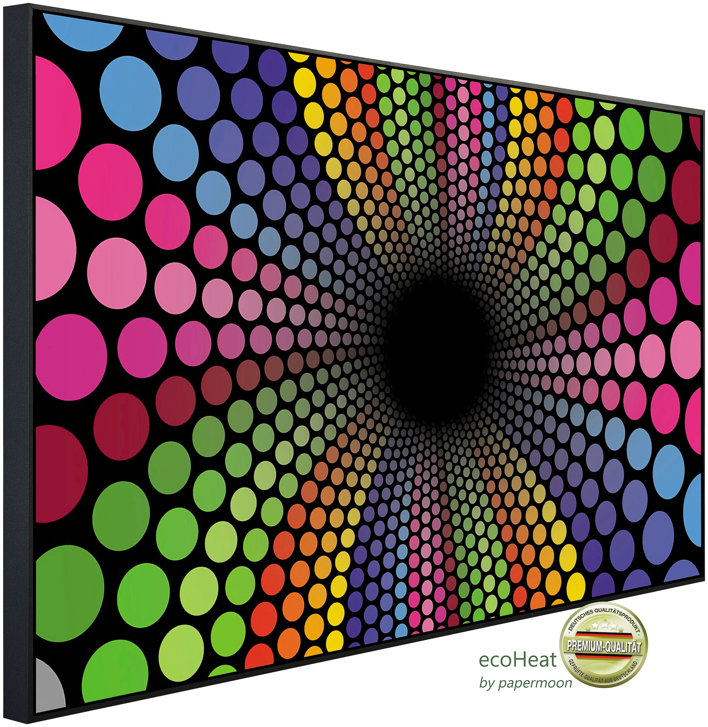 Papermoon Infrarotheizung »Groovy Swirl Tunnel«, sehr angenehme Strahlungsw günstig online kaufen