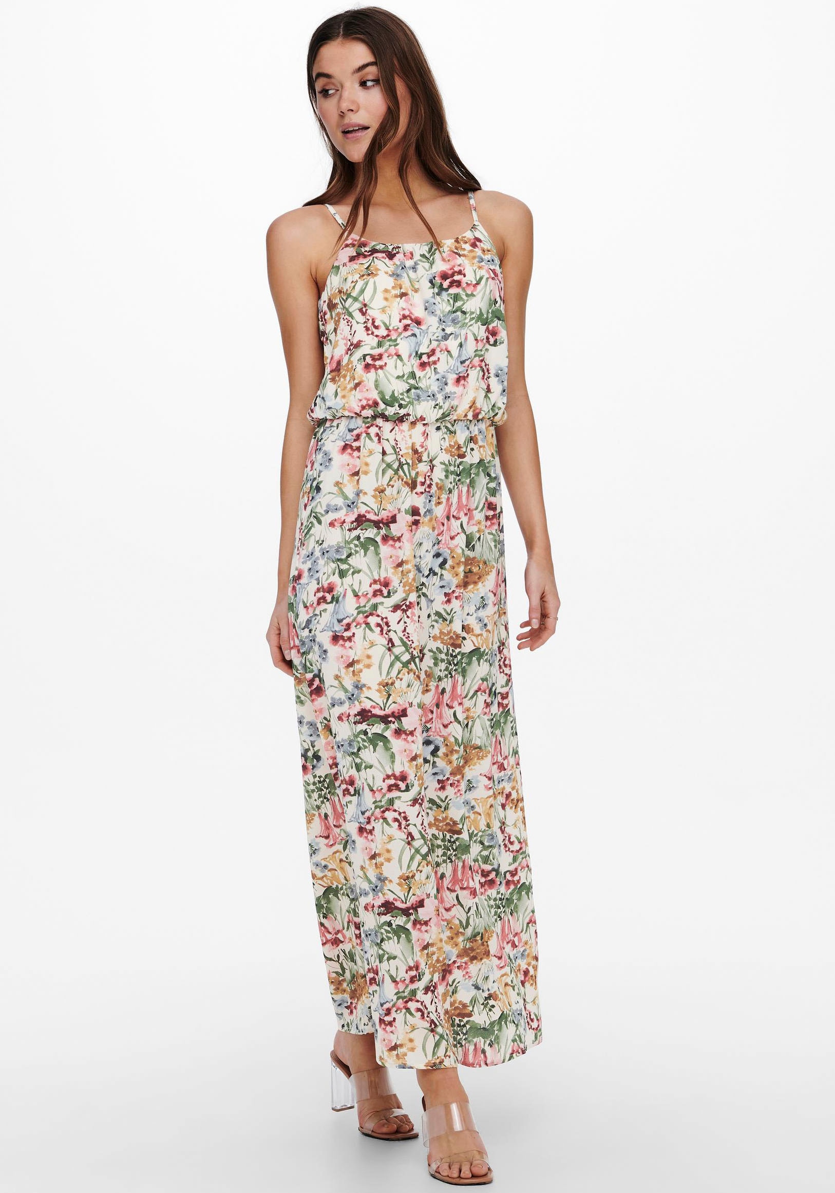 ONLY Maxikleid »ONLWINNER S/L MAXI DRESS NOOS PTM«, mit Spaghettiträger