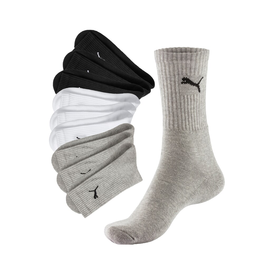 PUMA Sportsocken, (9 Paar)