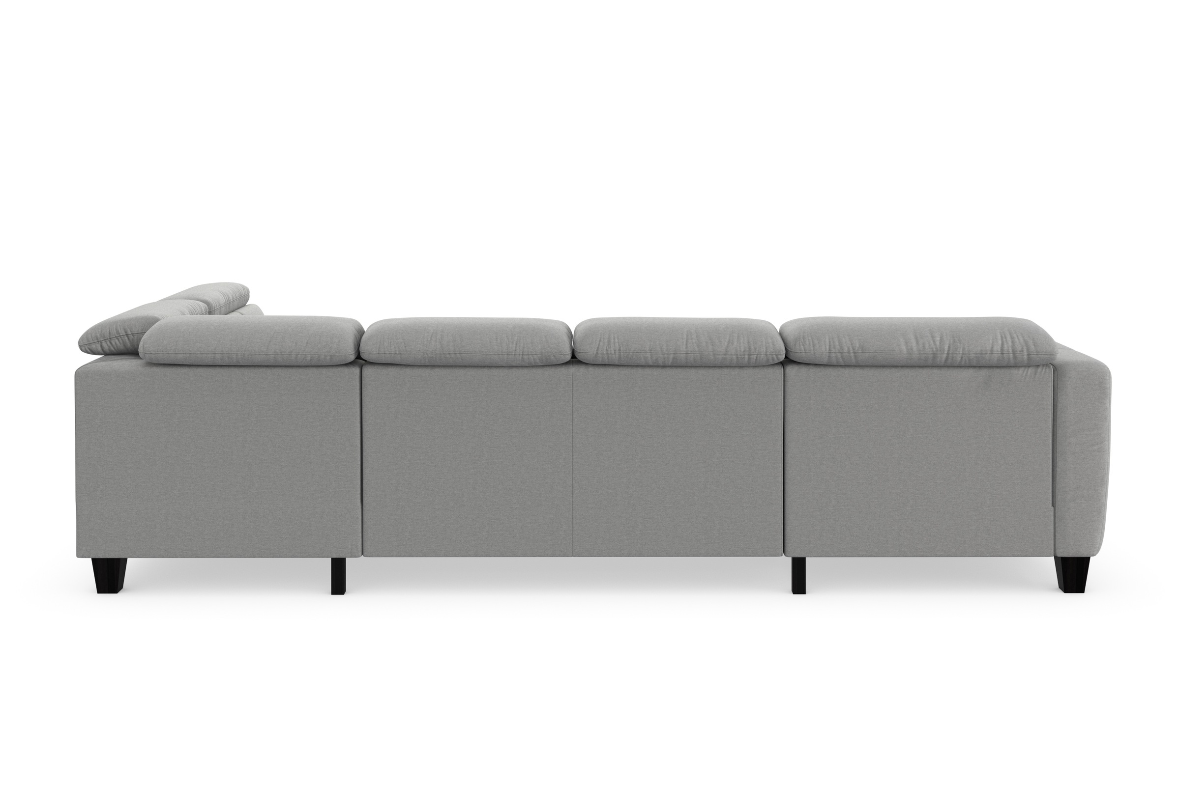 sit&more Wohnlandschaft »Belluci U-Form«, Kopfteilverstellung und Federkern, wahlweise mit Bettfunktion