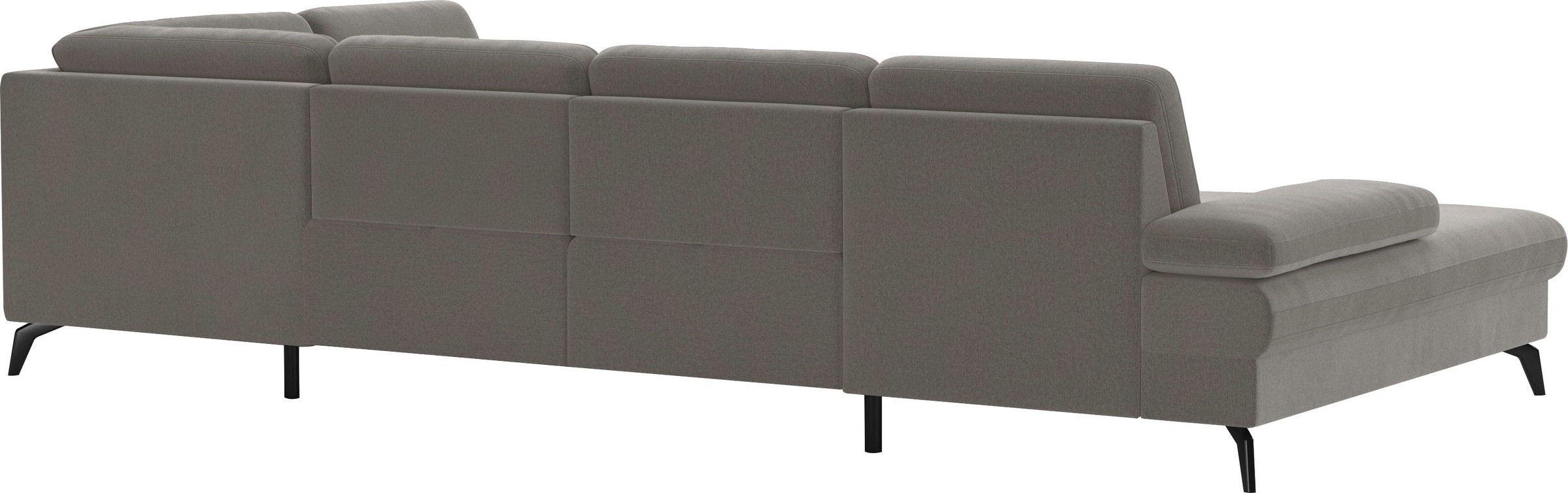 sit&more Wohnlandschaft »Morris U-Form, inkl. Sitztiefenverstellung«, wahlweise mit Armteilverstellung, Bettfunktion & Bettkasten