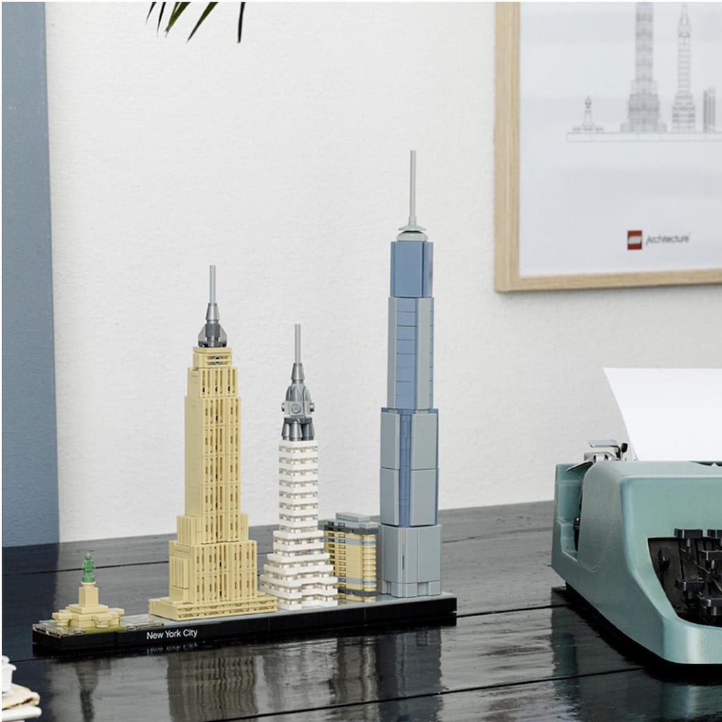 LEGO® Konstruktionsspielsteine »New York City (21028), LEGO® Architecture«, (598 St.)