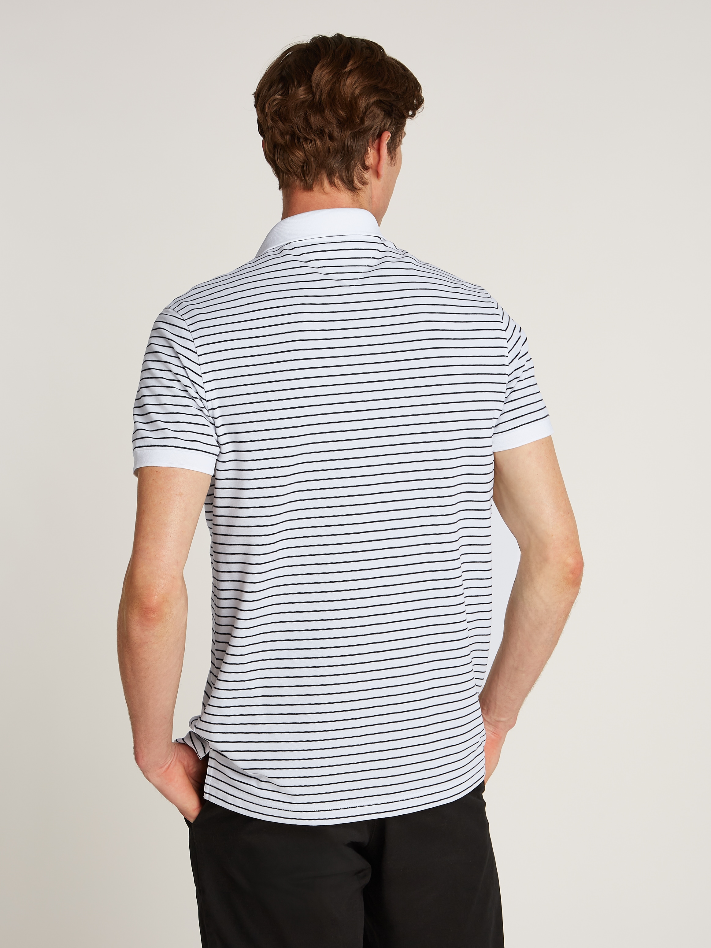Tommy Hilfiger Poloshirt »PERFORMANCE PIQUE REG POLO«, mit Streifenmuster